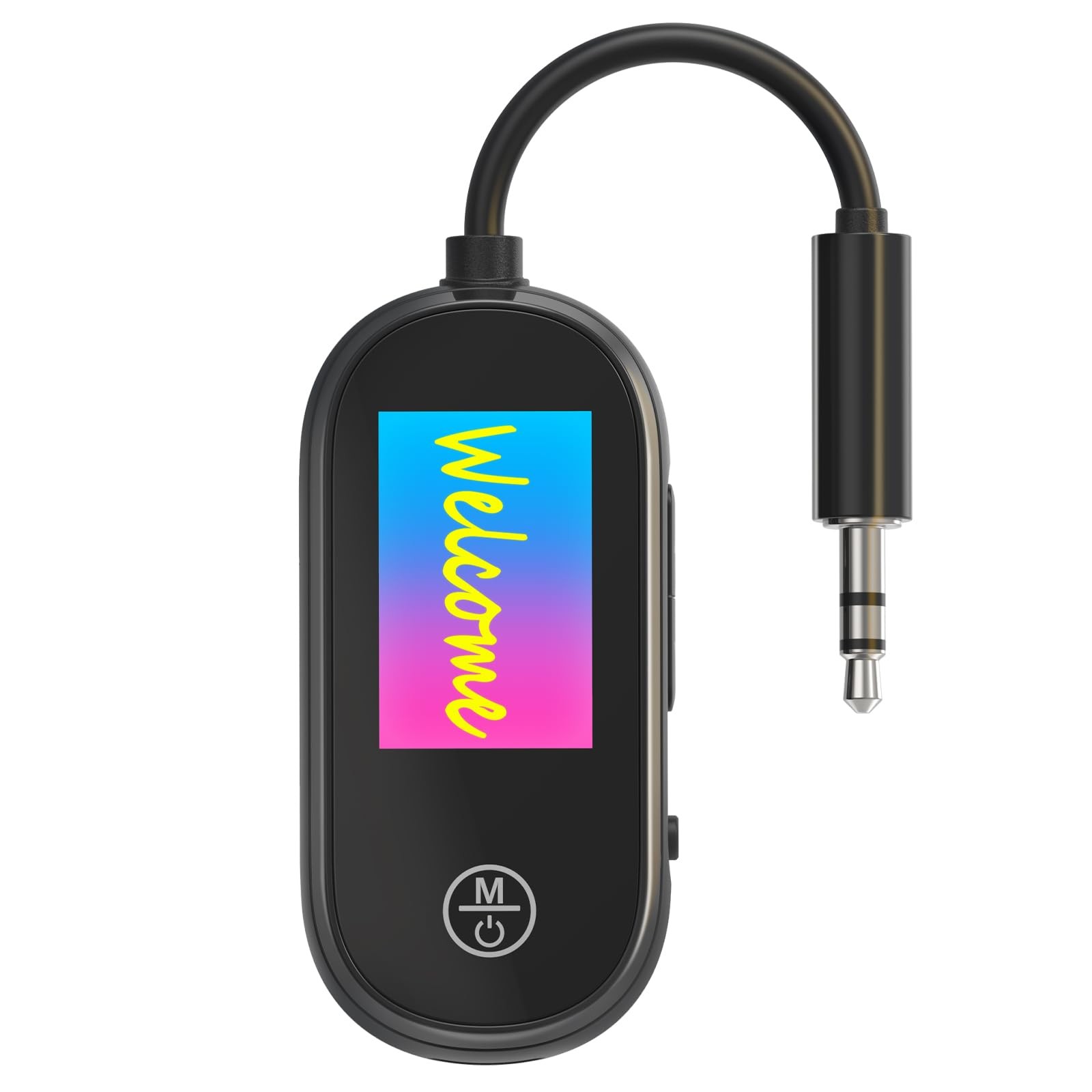 Bluetooth Transmitter Receiver, Colorful Display, 2-in-1 Wireless Audio Adapt...