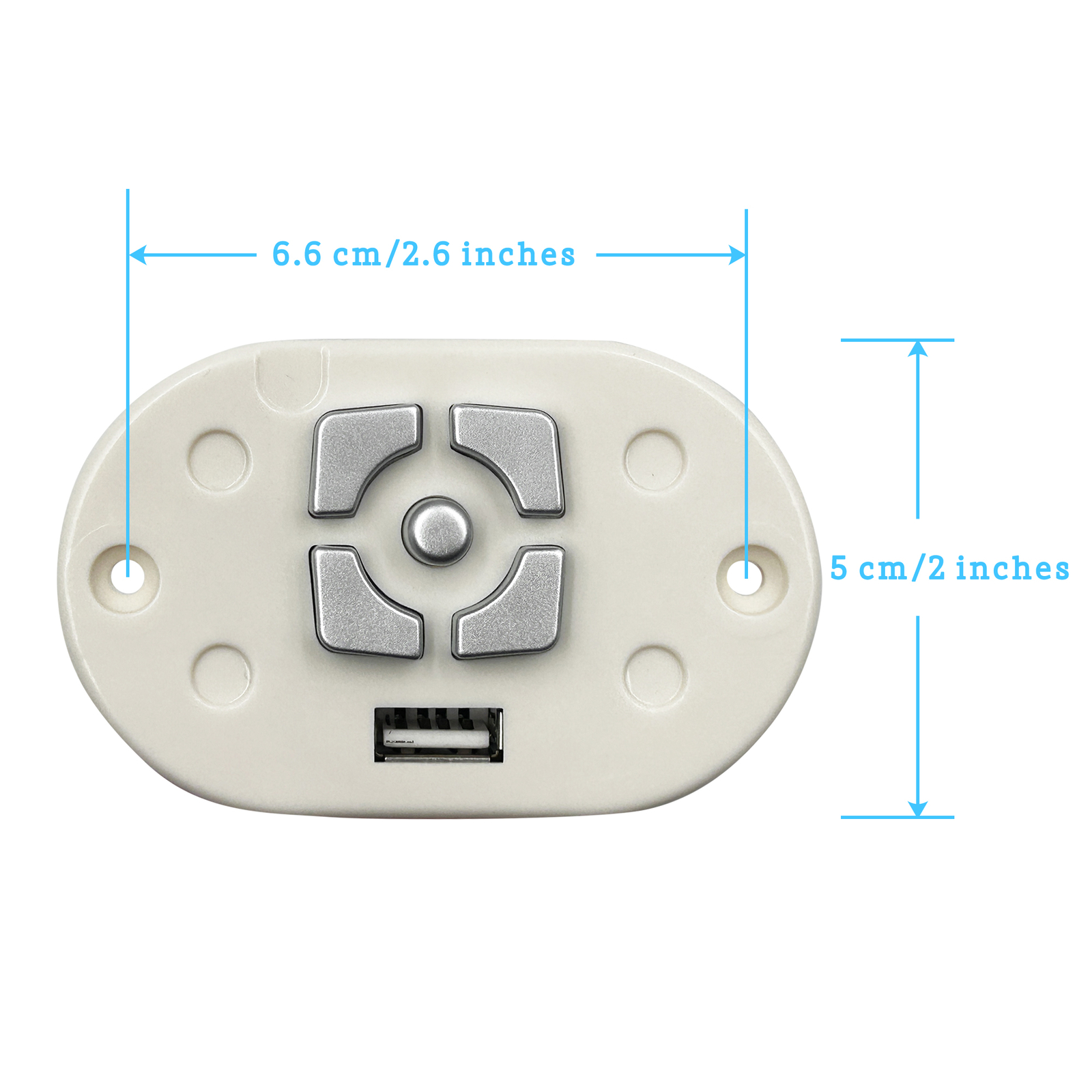 Power Recliner 5 Button Switch Hand Control 23300131X000 for Lift Chair with USB
