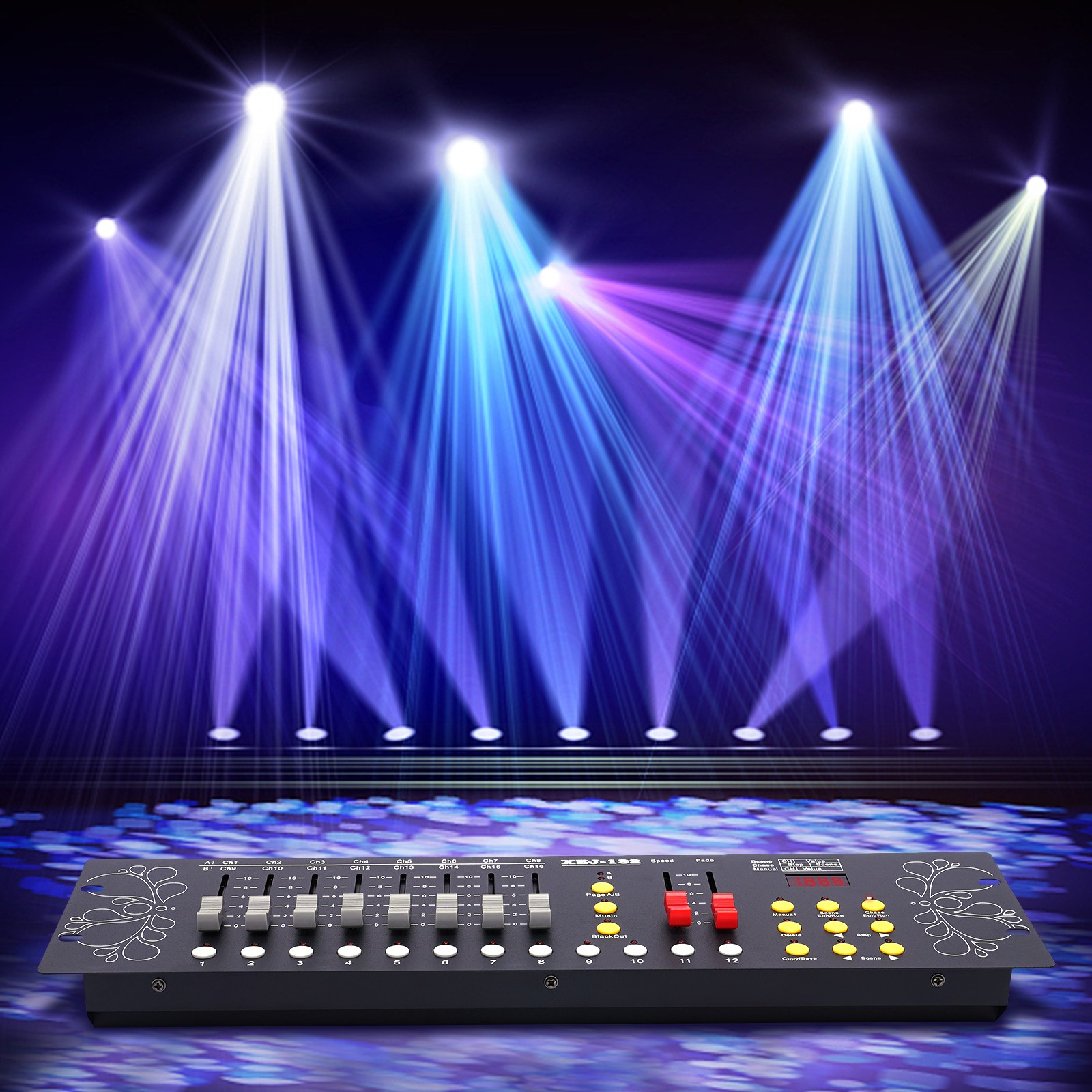 192 Channels Operator Console Controller For Stage Lighting DJ Party DJ DMX 512