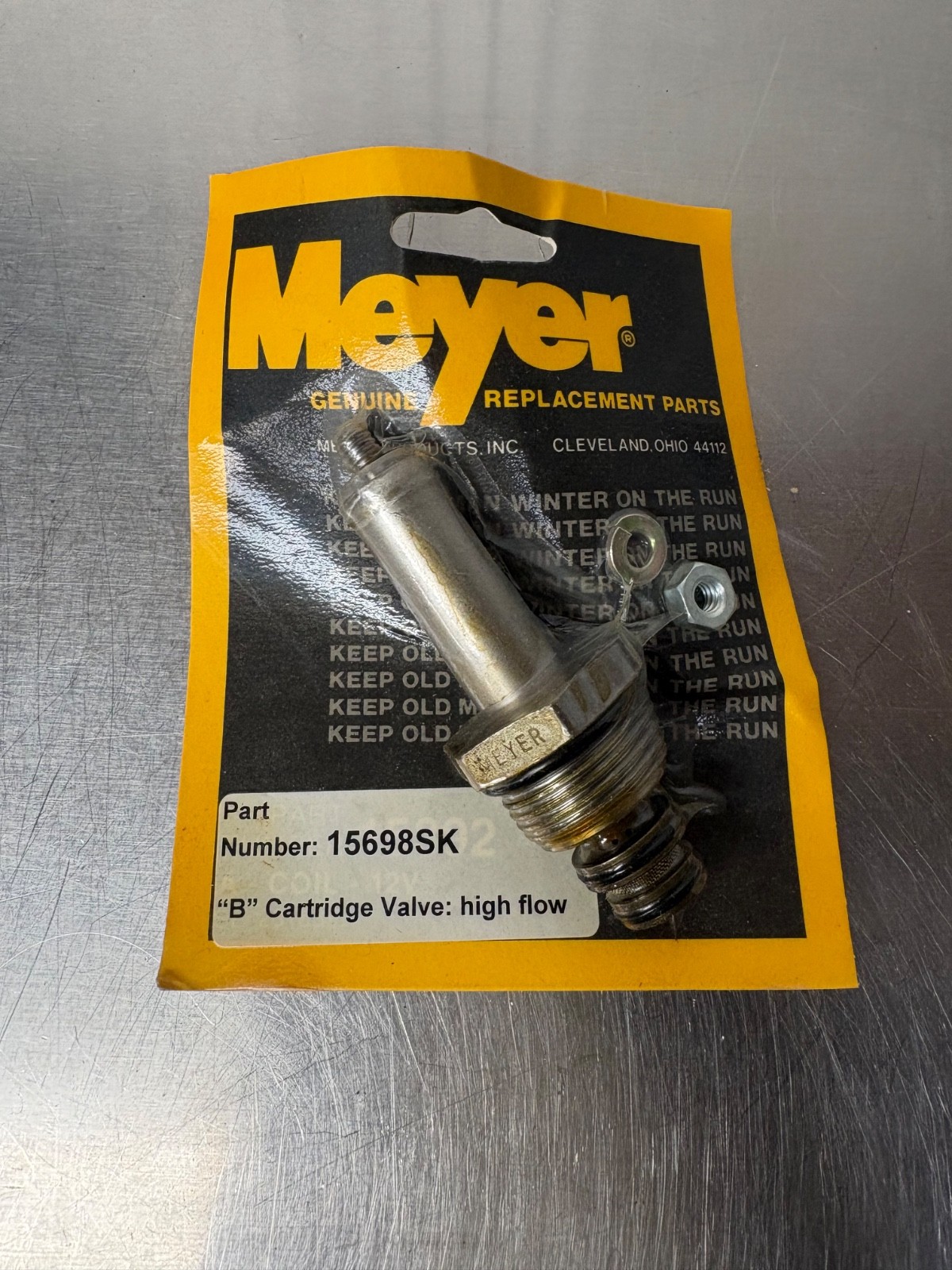 NEW GENUINE Meyer 15698-SK B Cartridge Valve High Flow