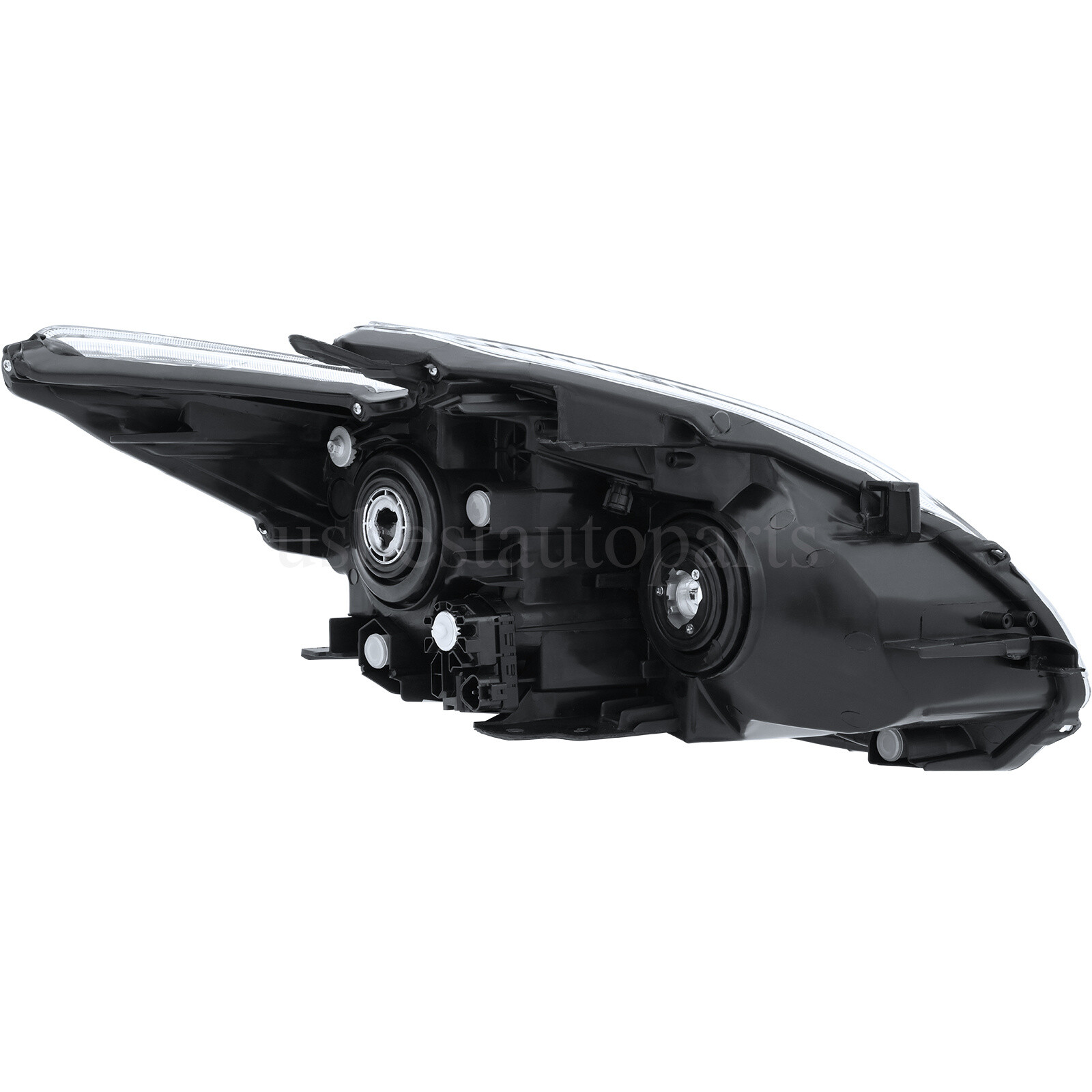 Headlights Headlamps Driver Passenger Pair For 2012 2013 2014 2015 Toyota Prius