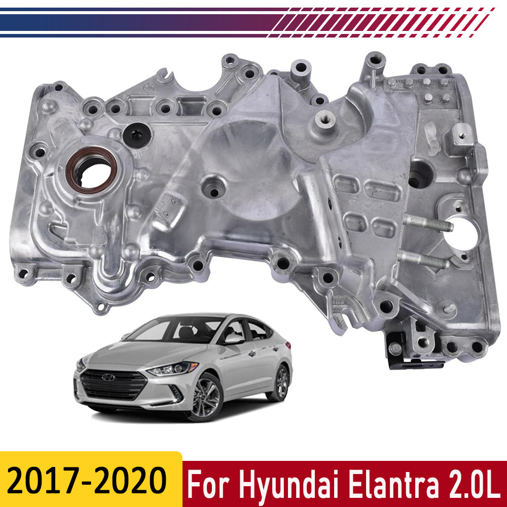 New Engine Oil Pump Timing Chain Cover Fit for 2017-20 Hyundai Elantra 2.0L