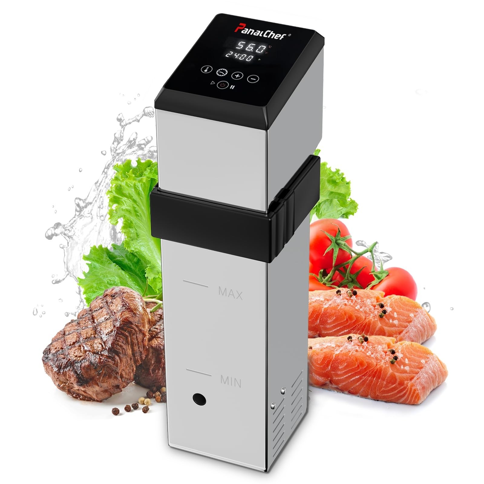 Commercial Sous Vide Machine for Restaurant, 1600W Sous Vide Cooker, 360° Imm...