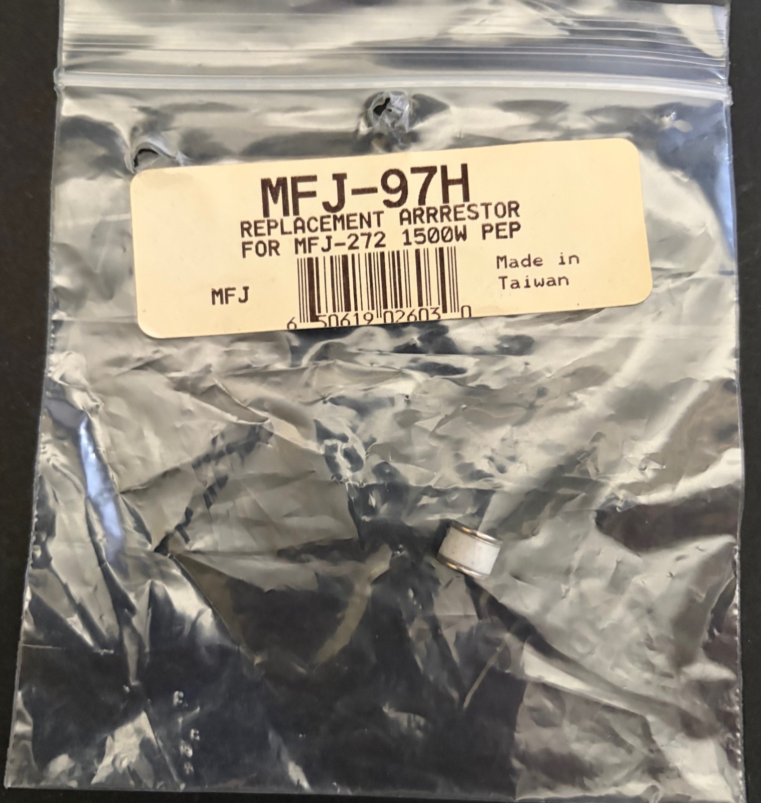 MFJ-97H REPLACEMENT ARRESTOR FOR MFJ-272 1500W PEP