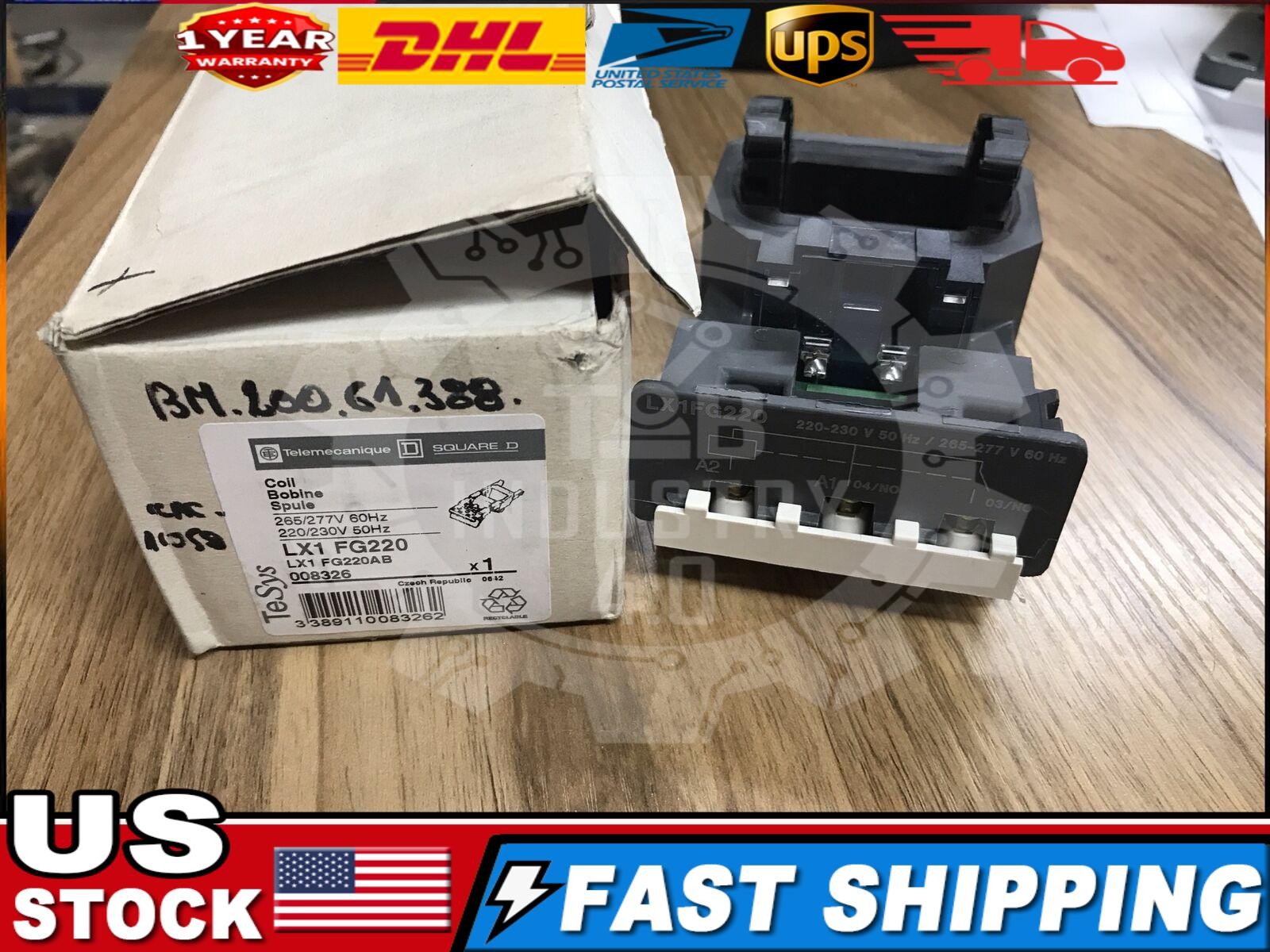 Square D Telemecanique Contactor Coil LX1FG220 - 265/277V 60 HZ 220/330V 50 HZ