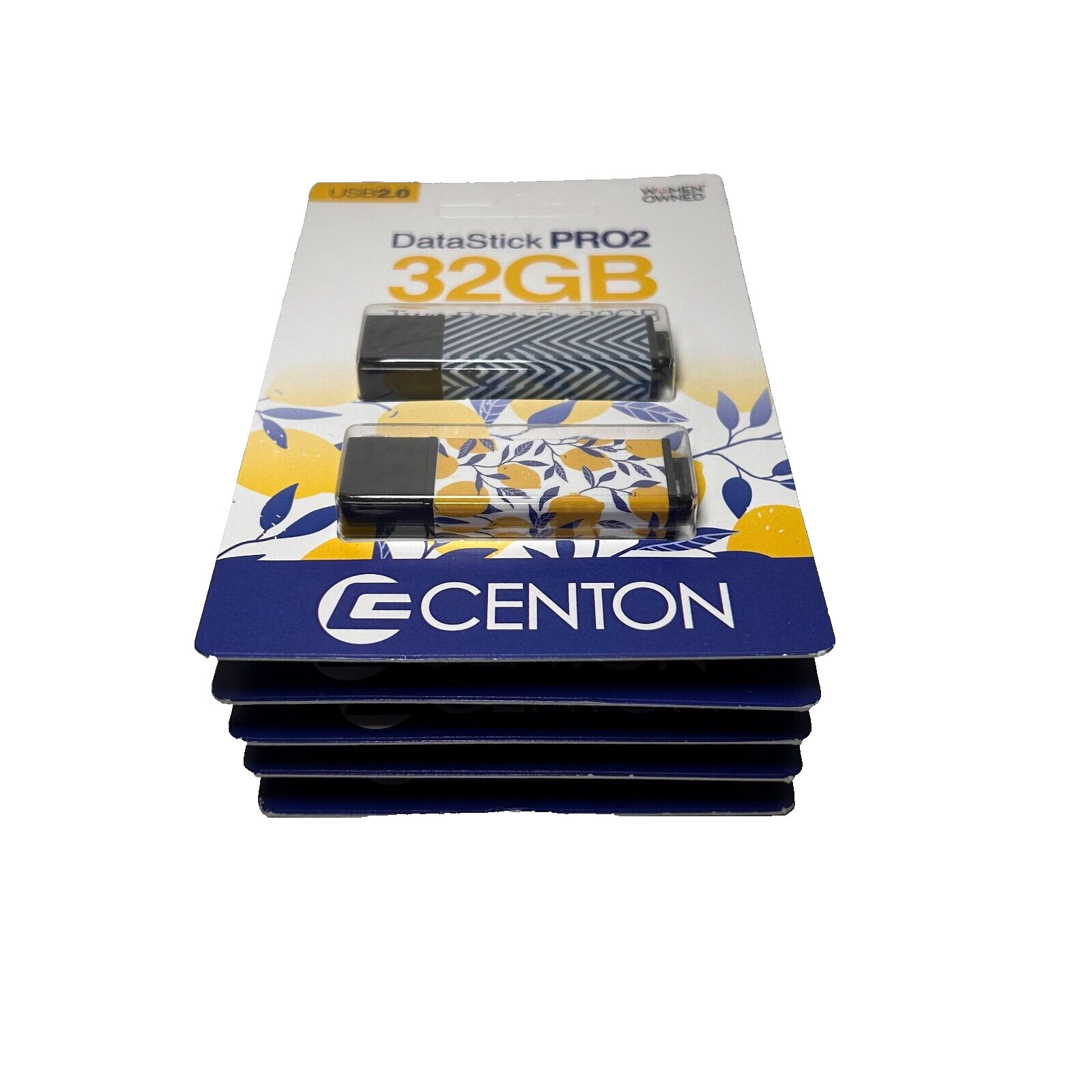 10 Total Drives 5x Centon USB 2.0 Datastick Pro2 Two Pack 32GB Multi color