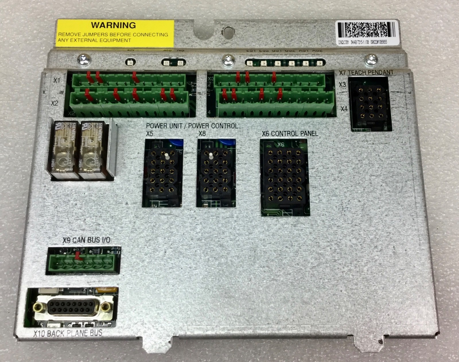ABB 3HAB7215-1 DSQC331 ROBOTICS PANEL BOARD SET NEW NO BOX