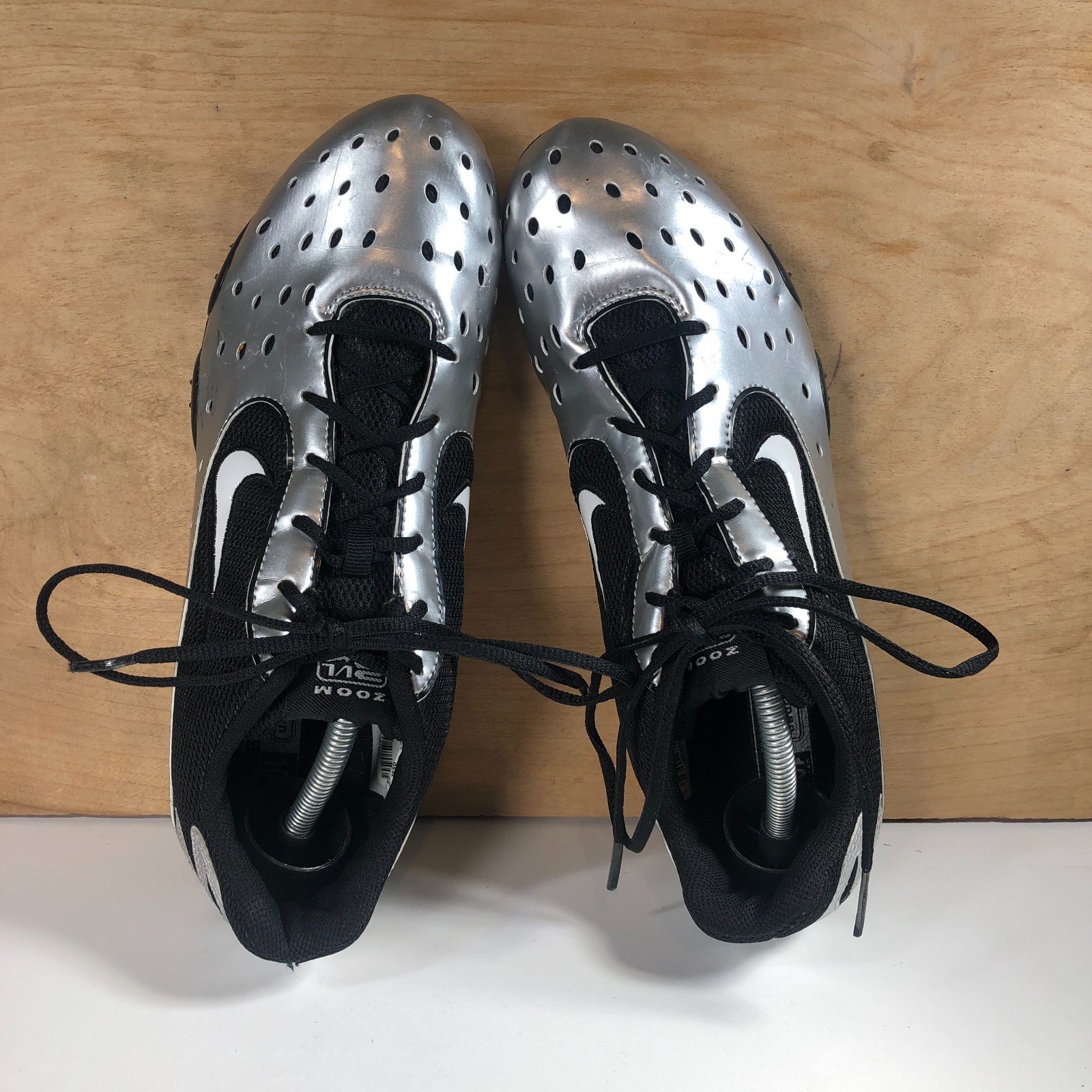 Nike Zoom Rival Bowerman Series Mens Size 10 Track Shoes 311894-011 Blk/Silver