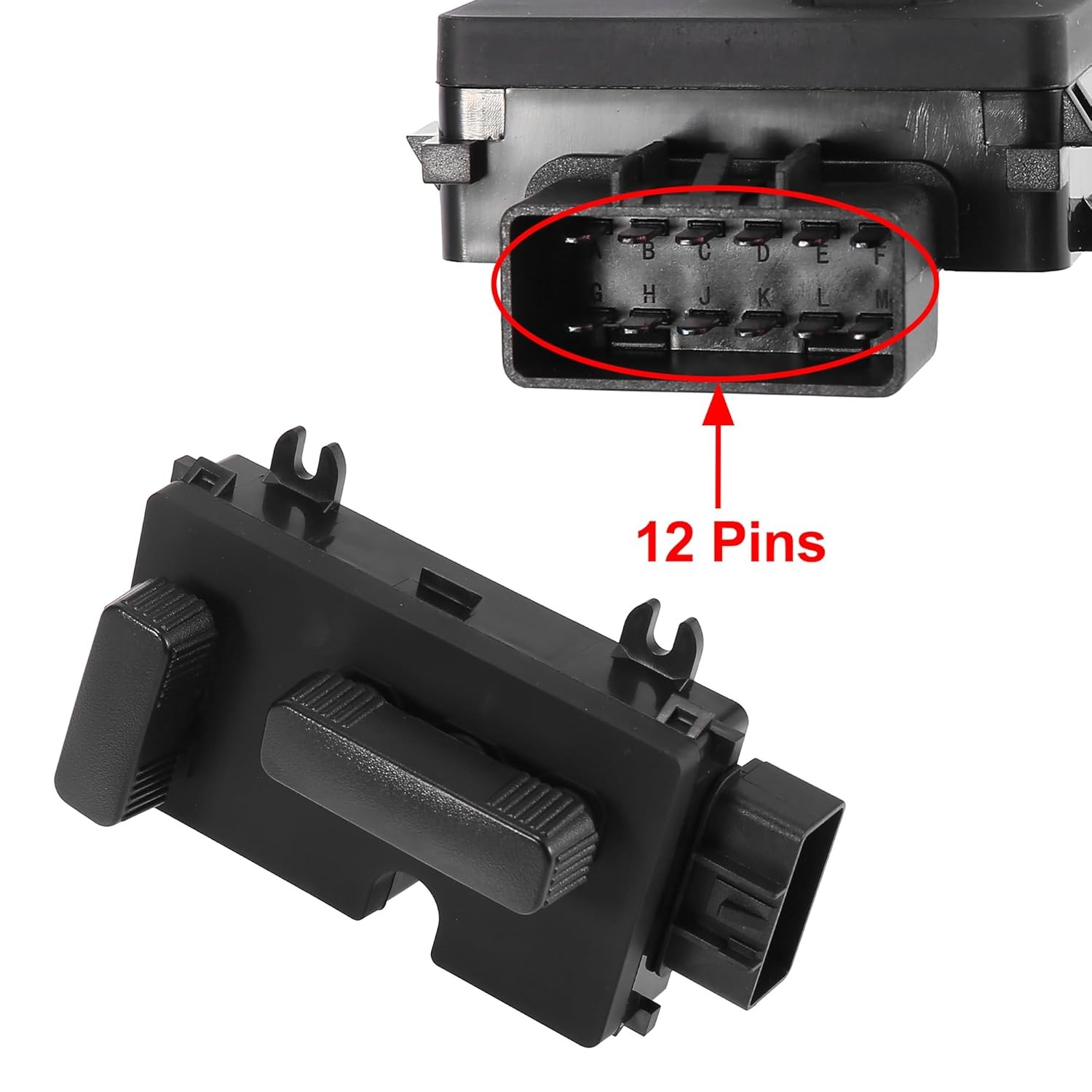 Seat Switch Adjust Recliner Control Driver Left for Chevy GMC Cadillac 12450166