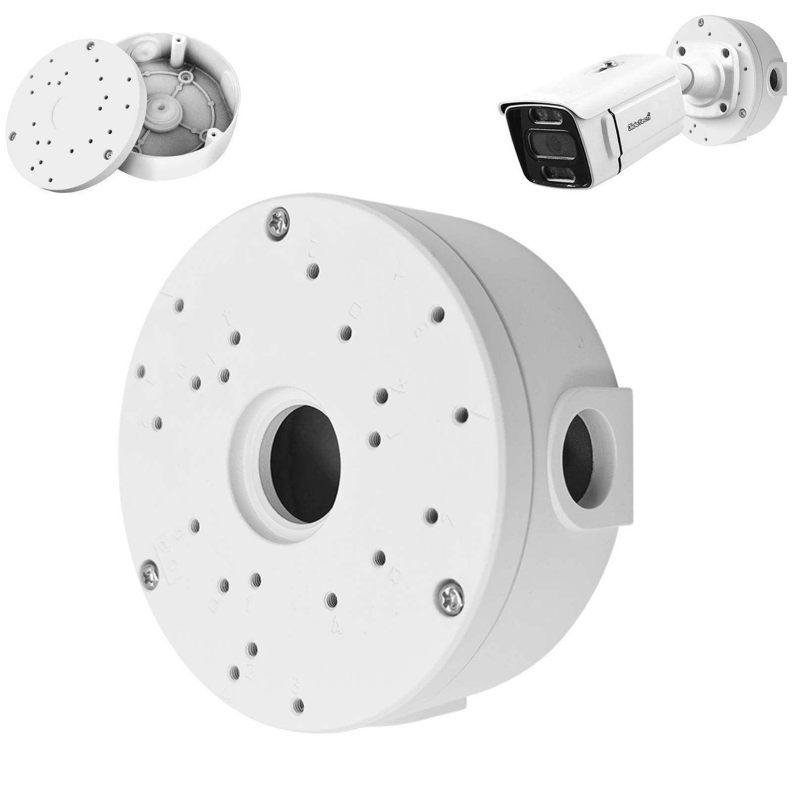 Junction Box Concealed Cable for Mini Bullet and Eyeball Camera Indoor & Outdoor