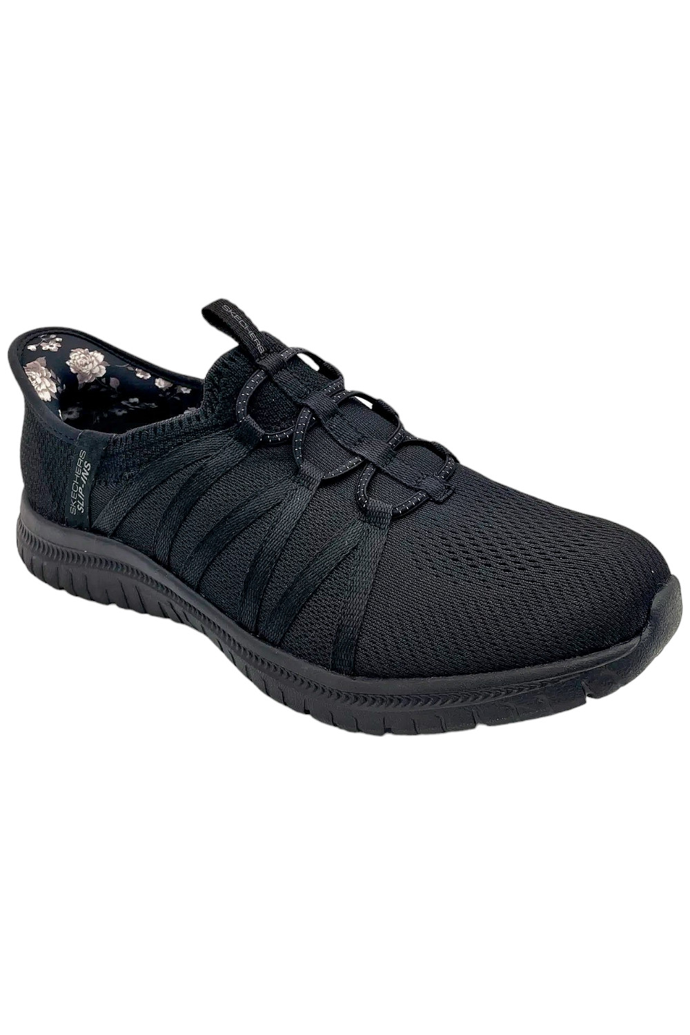 Skechers Women's Slip-ins Virtue Mesh Sneakers Coral Bliss Black
