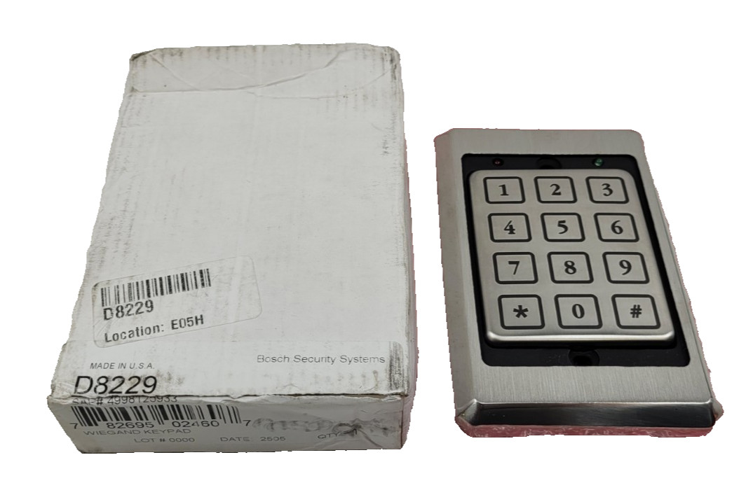 ESSEX D8229 Access KEYPAD 26-BIT WIEGAND and Output KTP-14312-SN