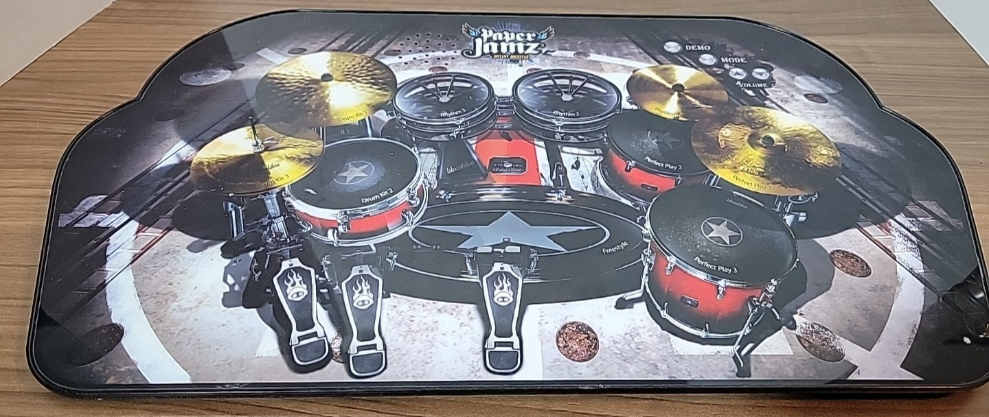 Paper Jamz Instant Rock Star Drums Plays Hit Song Allstar Tested And Working