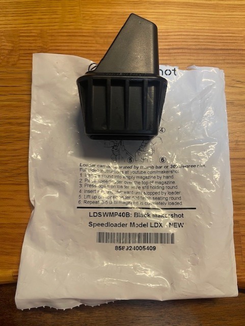 MAKERSHOT Speedloader for  S&W M&P / M&P 2.0 / Compact 9mm .40 S&W, Mag Loader