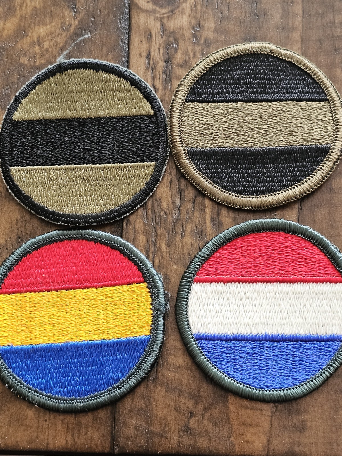 1960s 70s US Army Cold War GHQ Replacement Depot Patch Lot x4 L@@K!!!