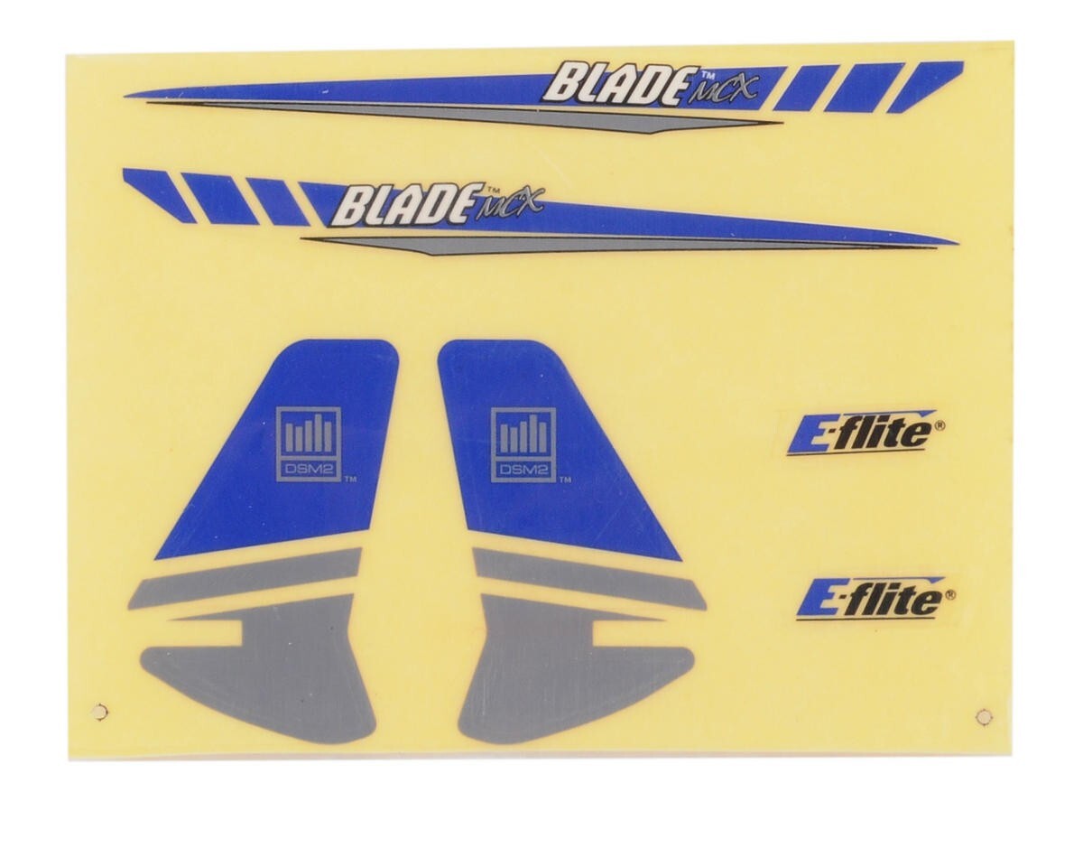 E-flite EFLH2230 Graphics Decal Sheet (Blue/Silver): BMCX