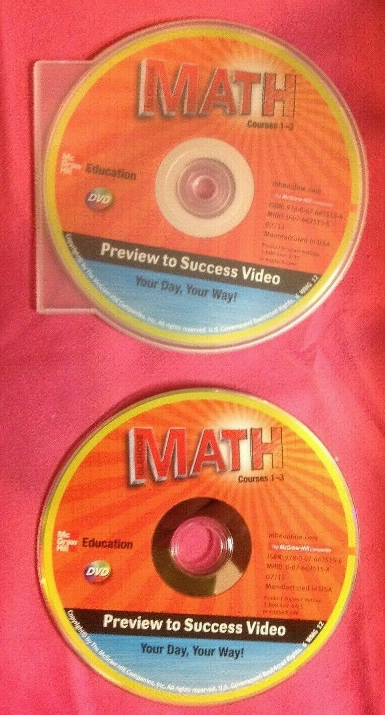 Glencoe Math Courses 1-3 Preview to Success Video