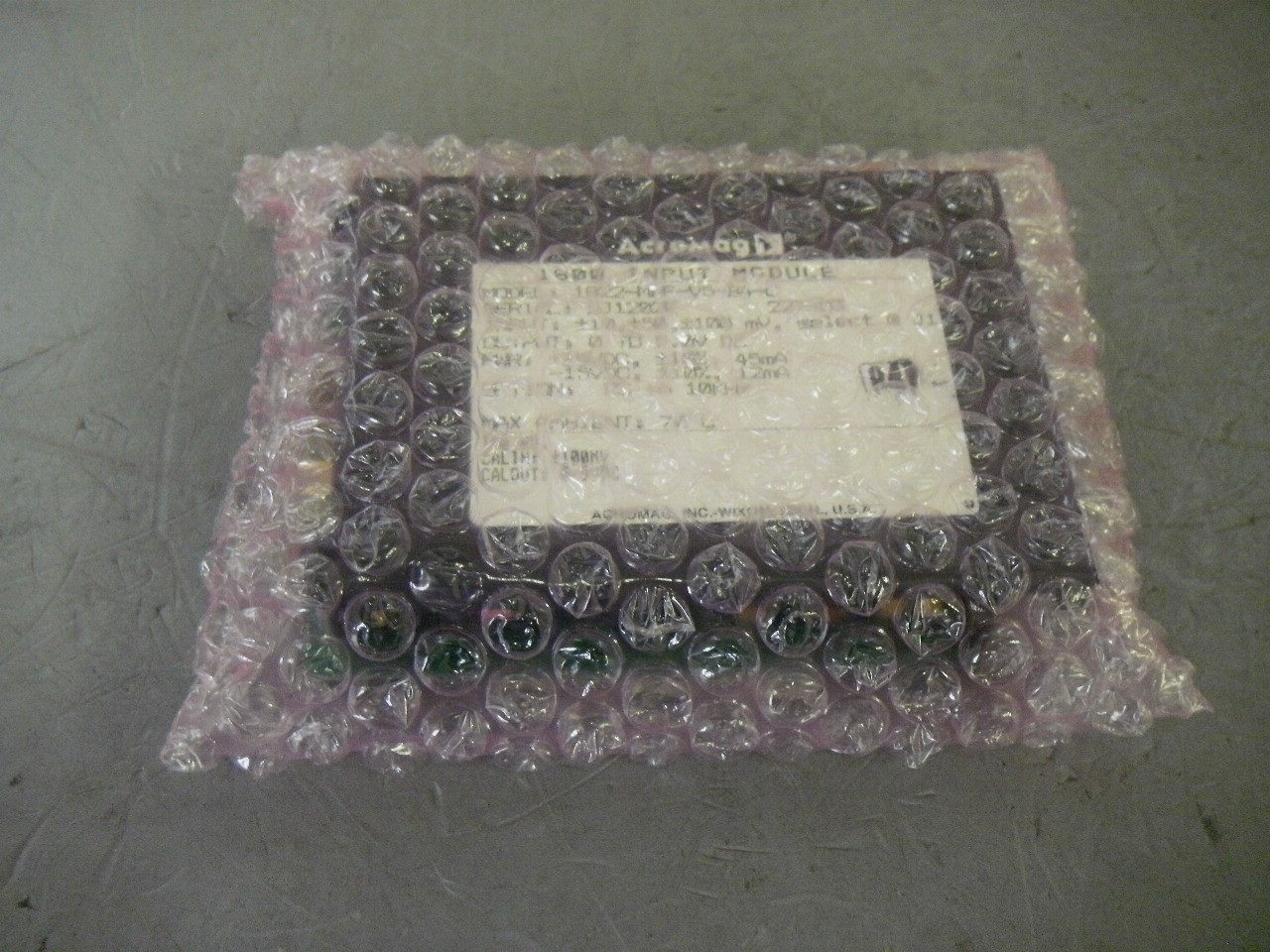 Accromag 1800 Input Module Model 1822-MBF-V5-B4-C