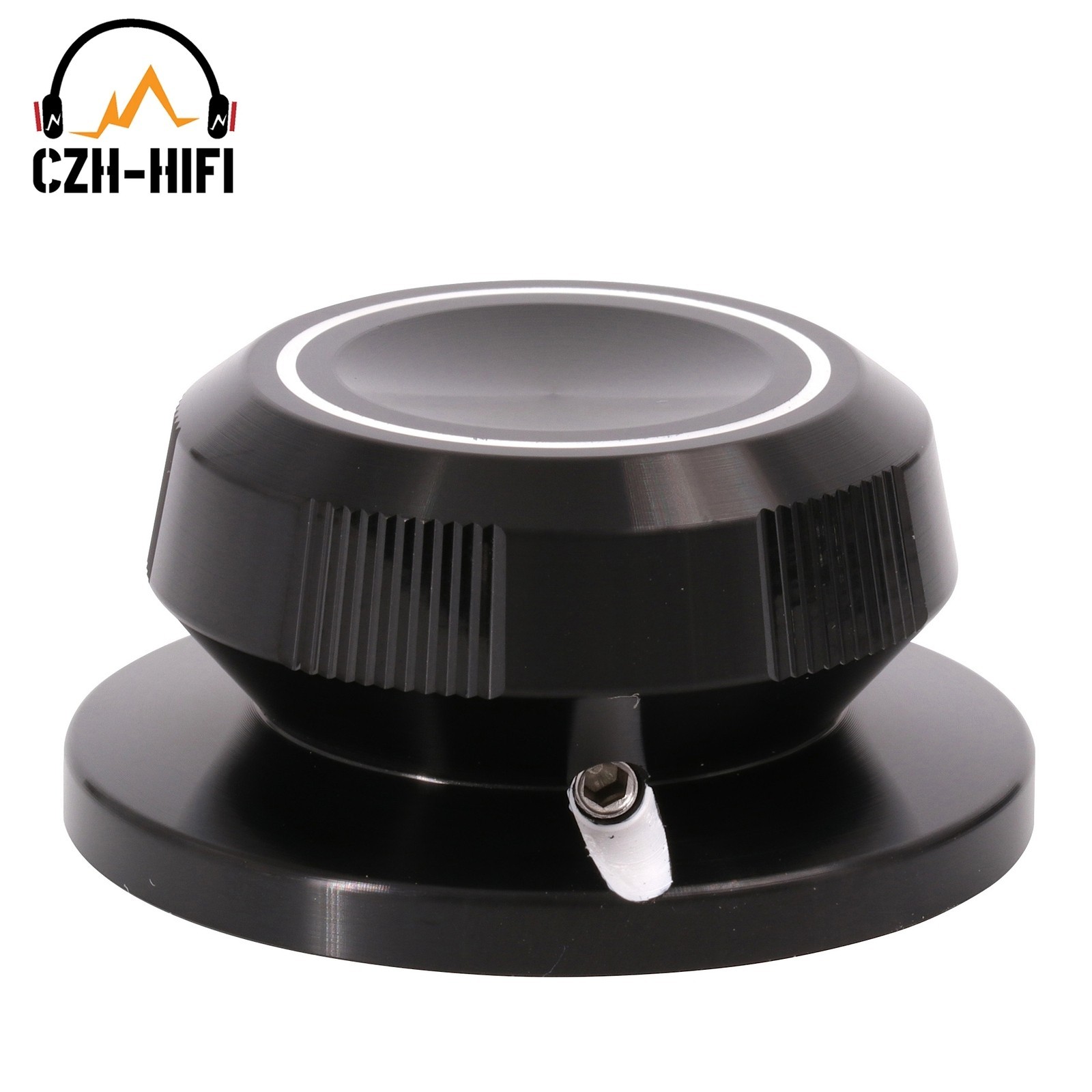 1PC 48x23mm Solid Aluminum Potentiometer Knob for Amplifier DAC CD Volume DIY