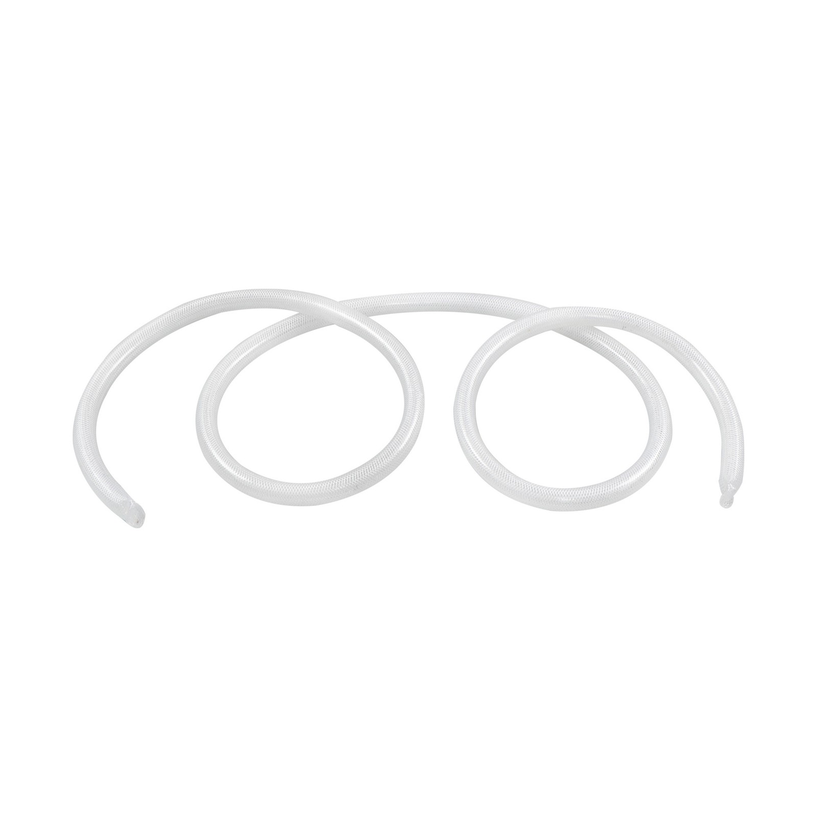 High Pressure 10 Ft Braided Clear PVC Tube Vinyl Tubing 1" ID × 1-1/4" OD