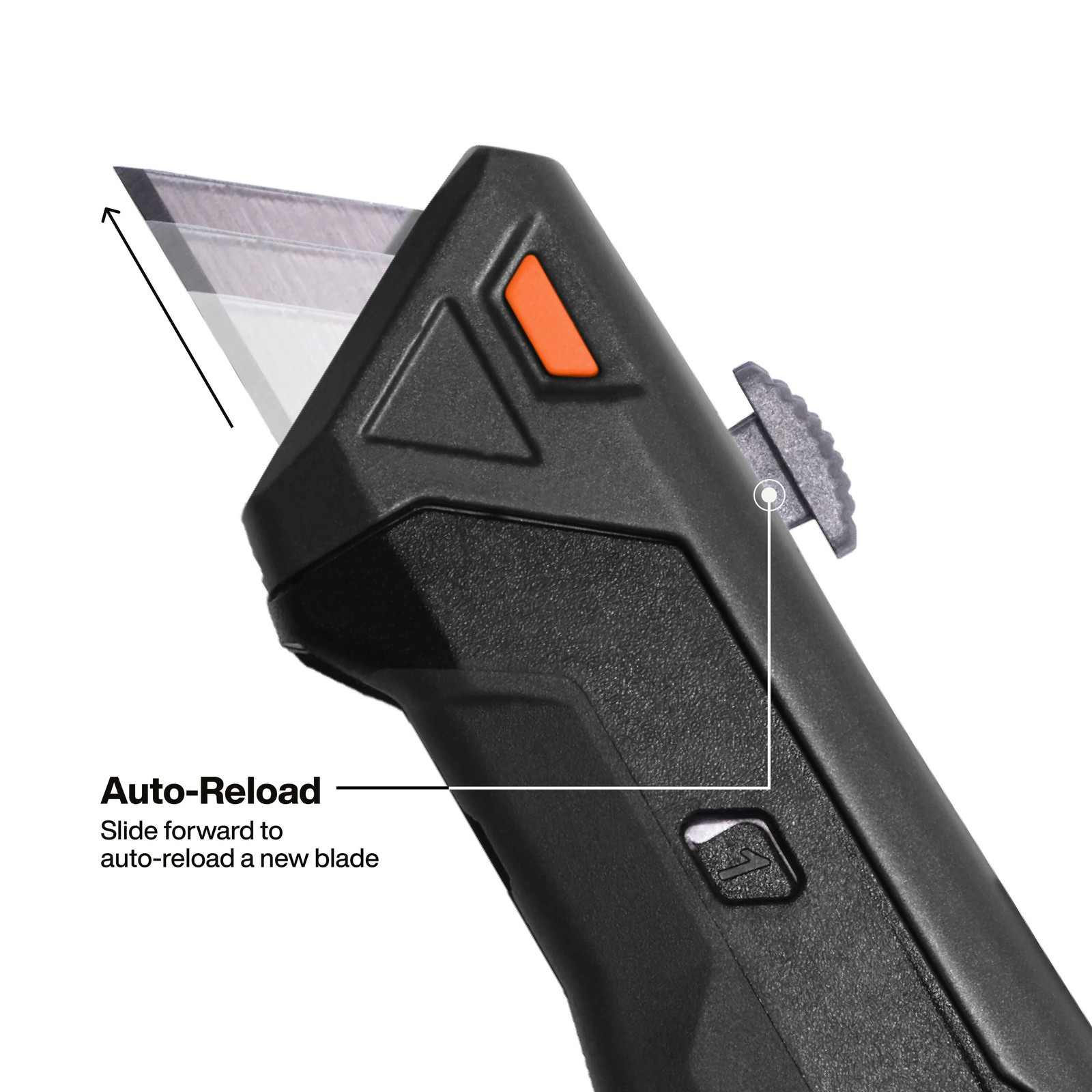 Klein Tools 44308 Auto-Loading Retractable Utility Knife with Dual-Sided Blade