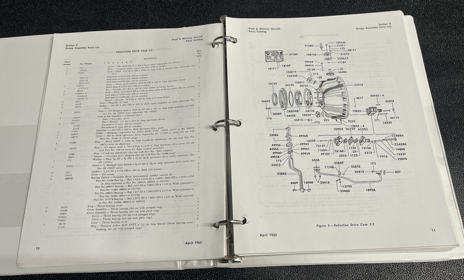 Twin Wasp S1C3G Engines Part Catalog Part 111464 Pratt & Whitney Copy