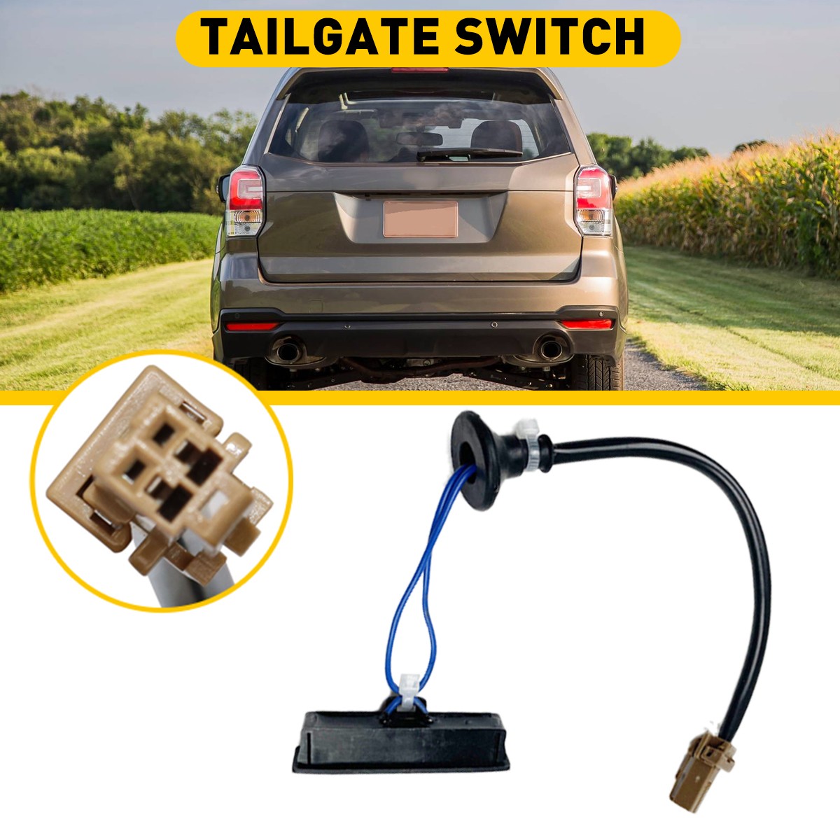 FOR 10-17 SUBARU FORESTER LEGACY OUTBACK TAILGATE BUTTON HATCH-RELEASE SWITCH EA