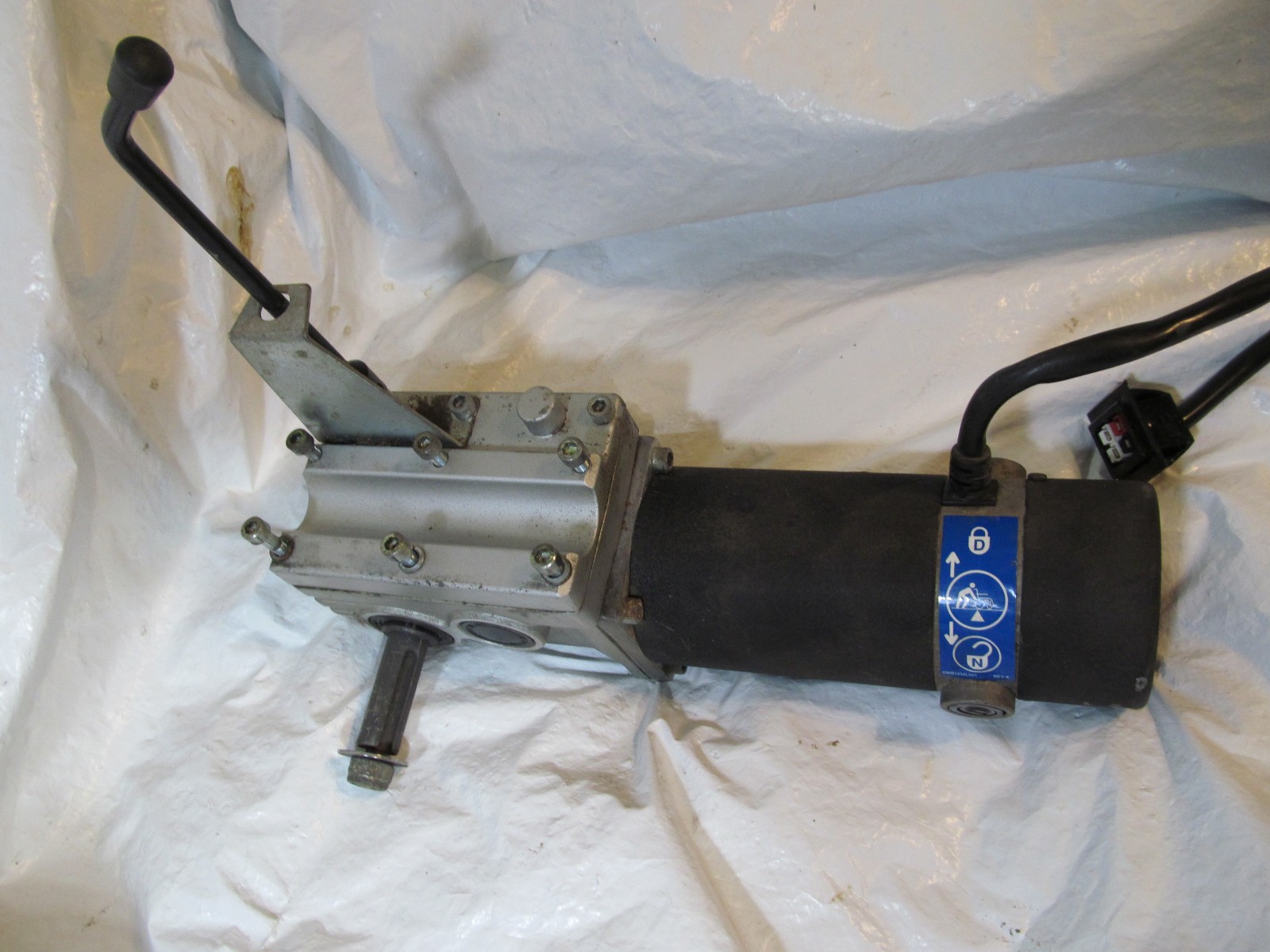 Left Motor from Pride Jazzy Jet 3 Wheelchair