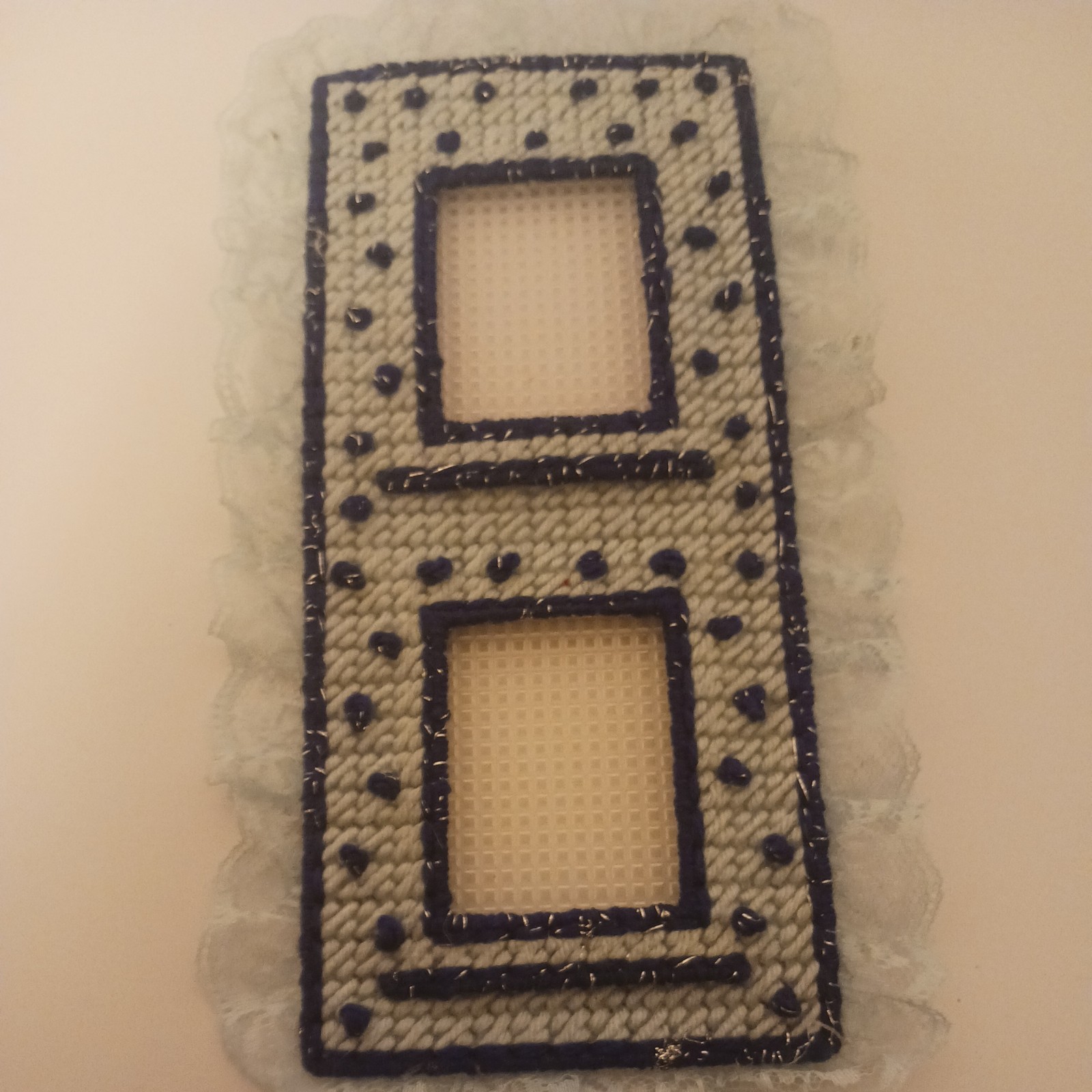 handmade crochet custom picture frame