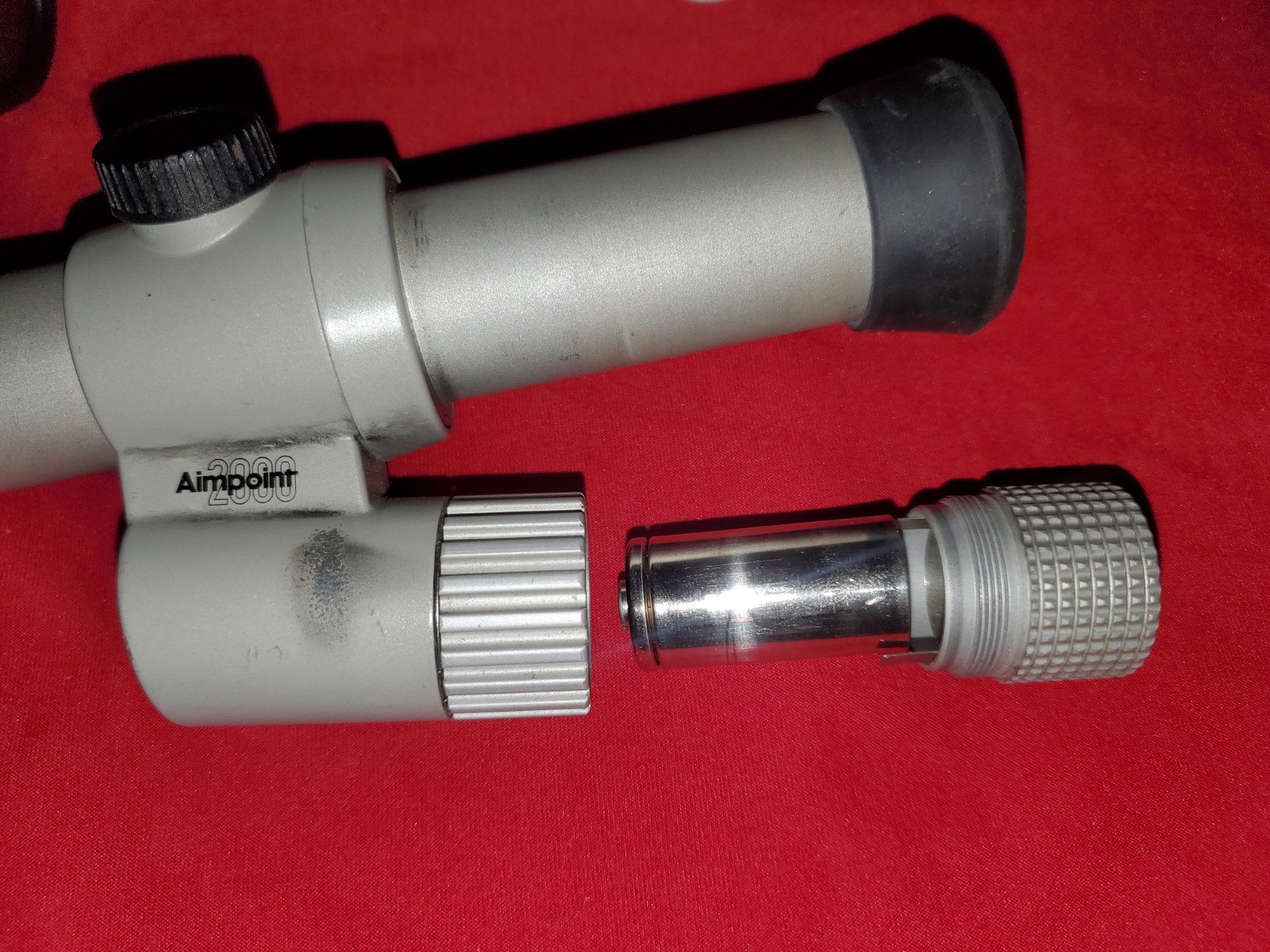 Retro Aimpoint 2000 Silver Red Dot Sight Black Hawk Down Gothic Serpent Vintage