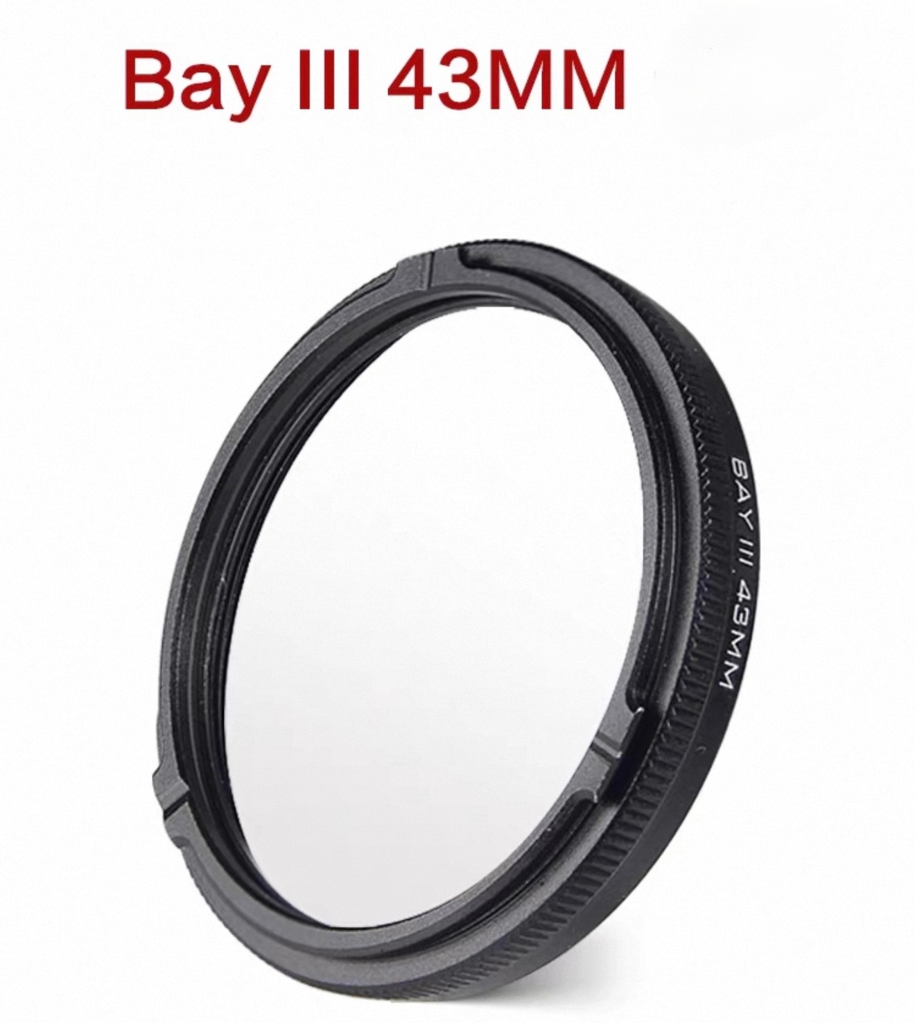 43mm Lens Adapter w/ Filter for Rollei Rolleiflex 2.8/2.8GX Bay III B3 Bay3-43mm