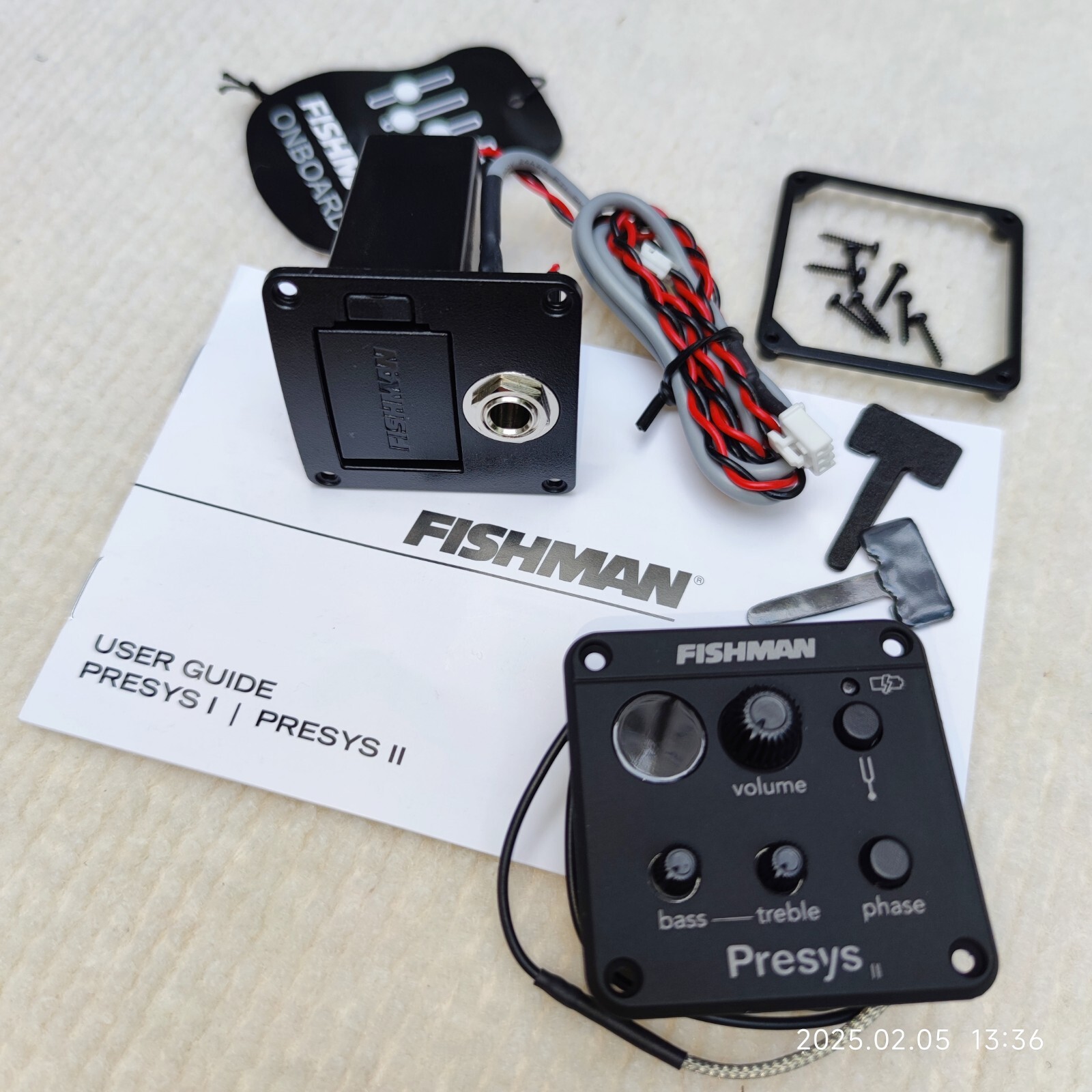 FISHMAN Presys II guitar pickup Active Genuine