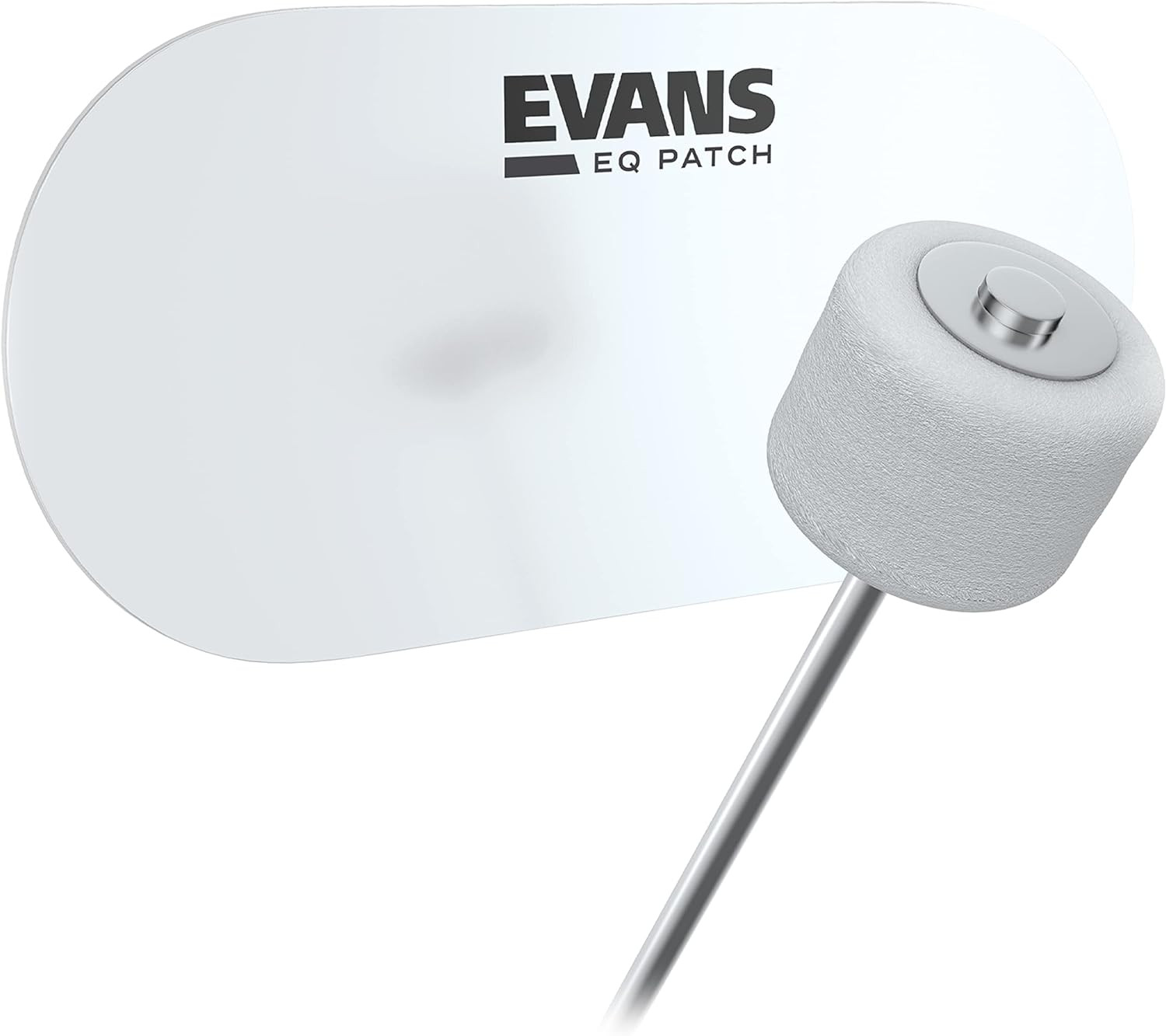 EQ Double Pedal Patch, Clear Plastic