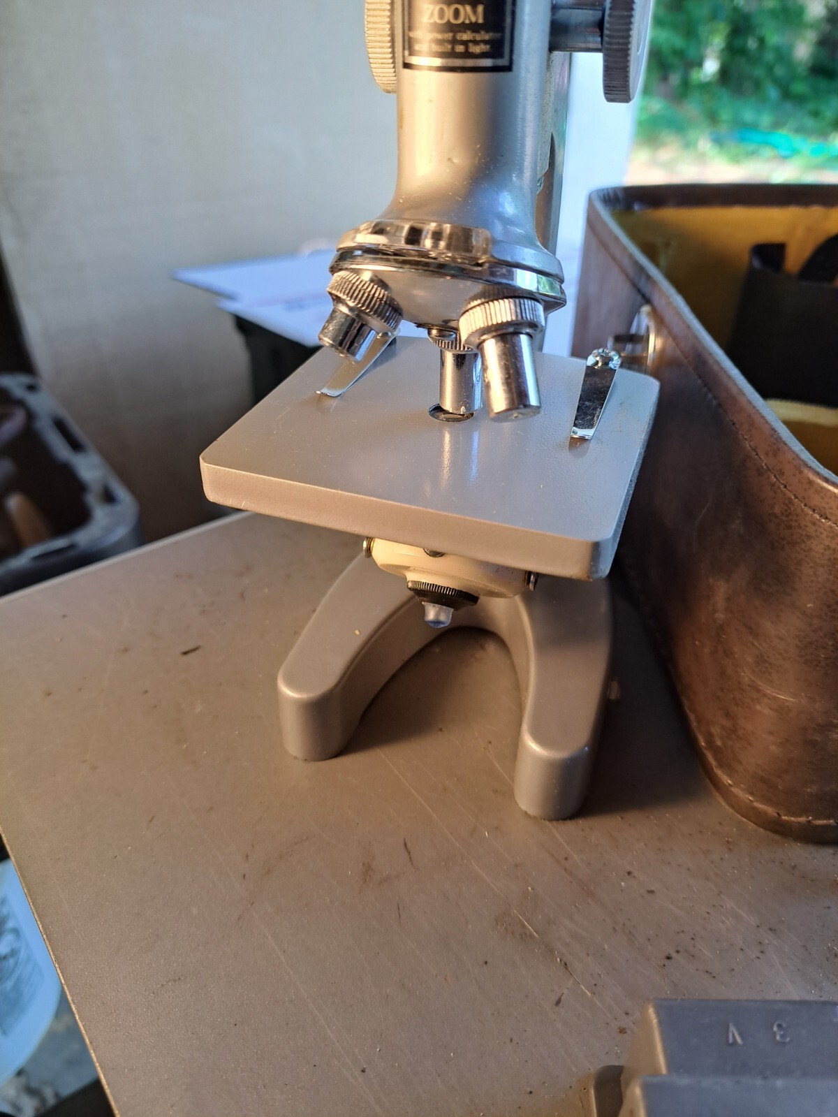 Vintage Jason Microscope Model No. 712 in Vinyl Case All Contents VERY NICE
