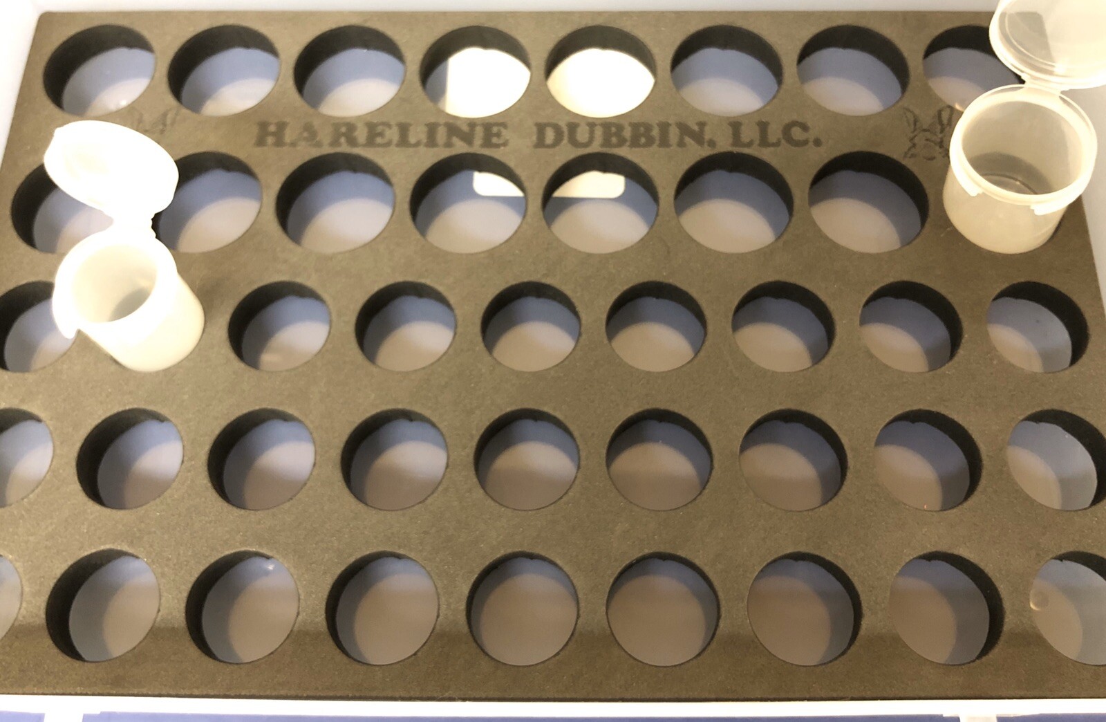 HARELINE'S FLY TYING STASH BOX. HOOK AND BEAD STORAGE. CRAFTS. 43 COMPARTMENTS.