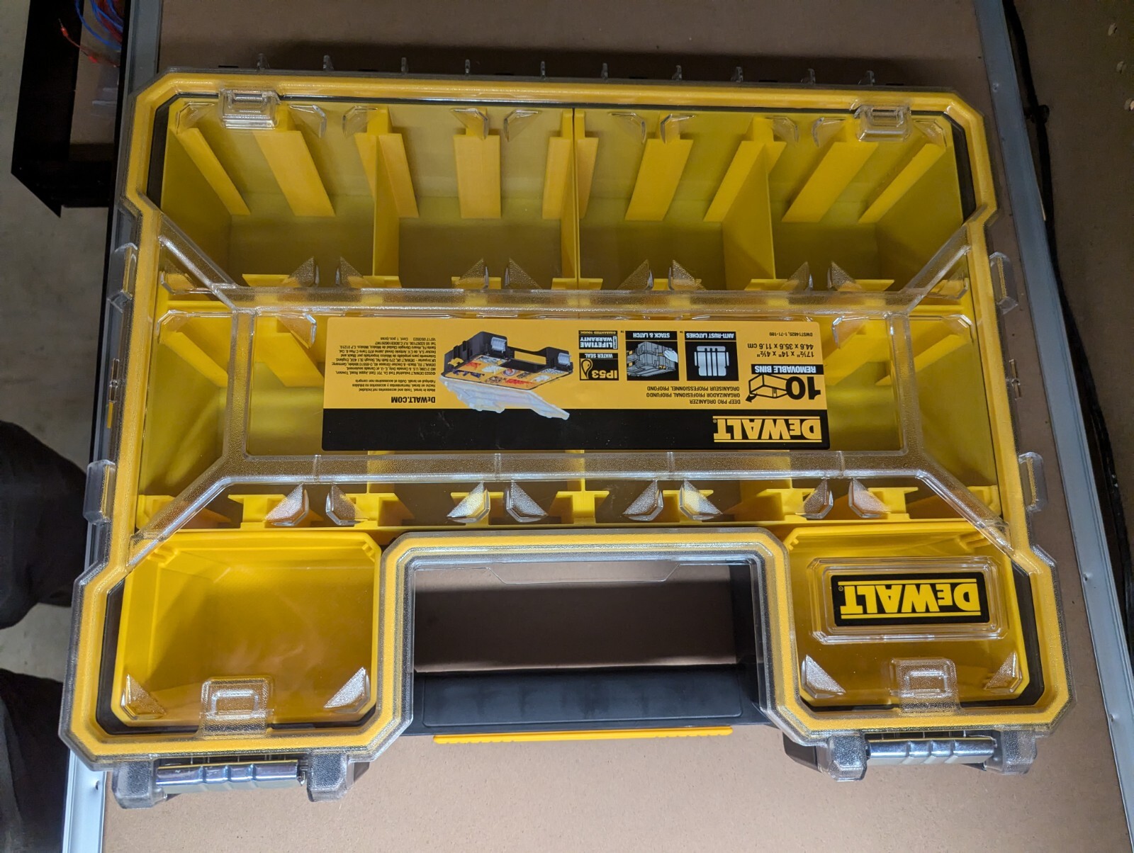 Receptacle/Switch Inserts for DeWalt Deep Pro Organizer