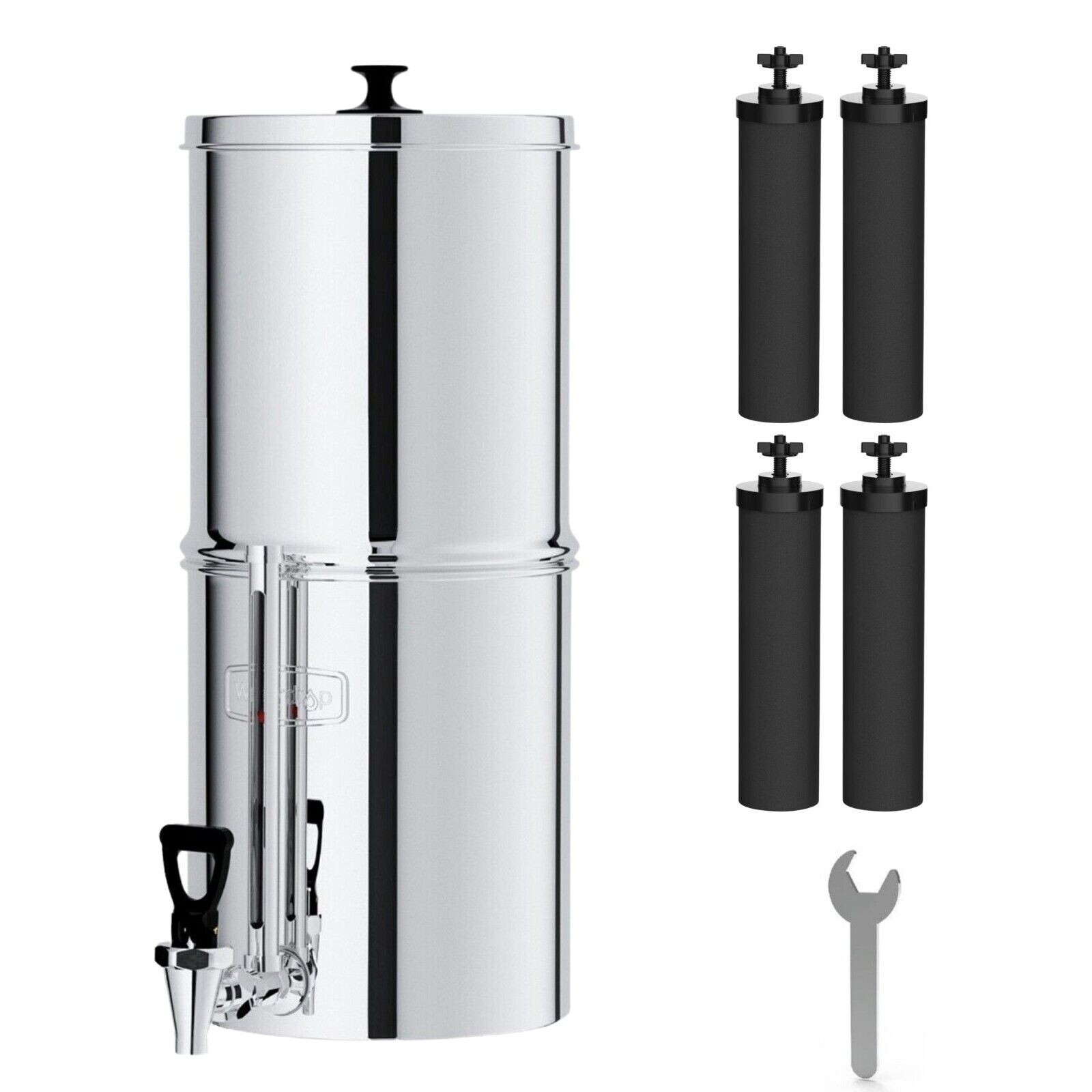 Waterdrop refurbished WD-TK-BB9 Gravity-fed Water Filter System with 4 Filters