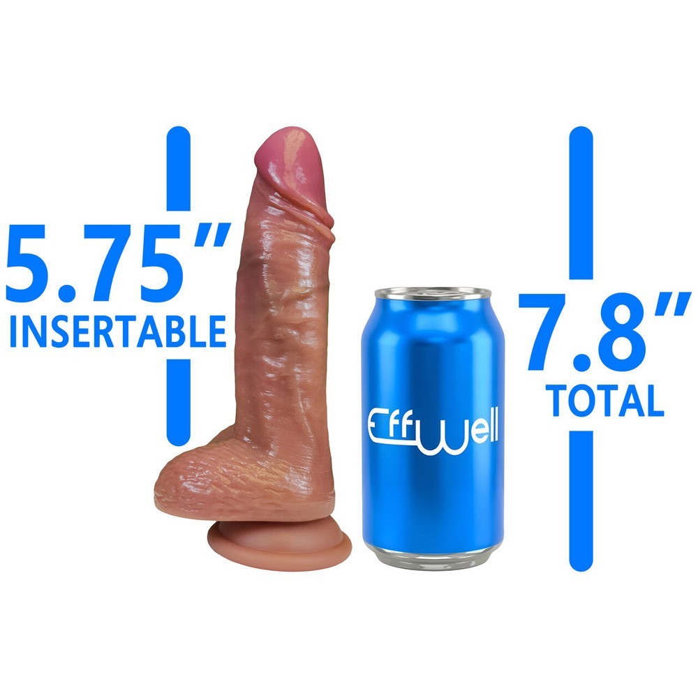 The Fitness Guru by EFFWELL - Realistic Platinum Cured Dual Density Silicone