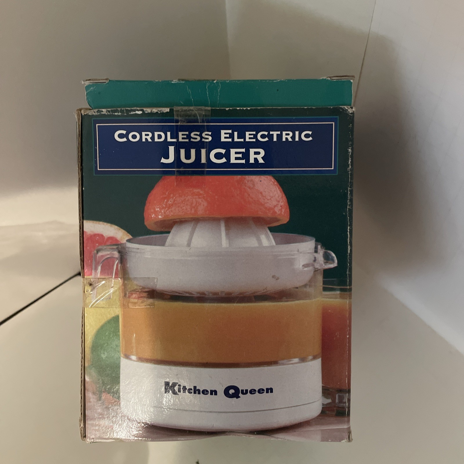 Kitchen Queen Cordless Electric Juicer  Battery Operated Original Open Box