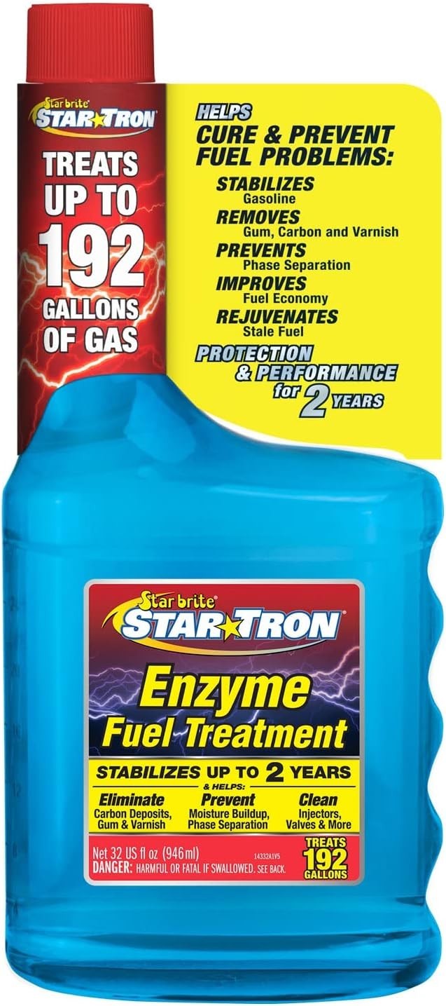 Star Tron Enzyme Fuel Treatment SEF Gasoline Formula - 1 oz. Treats 6 Gallons...