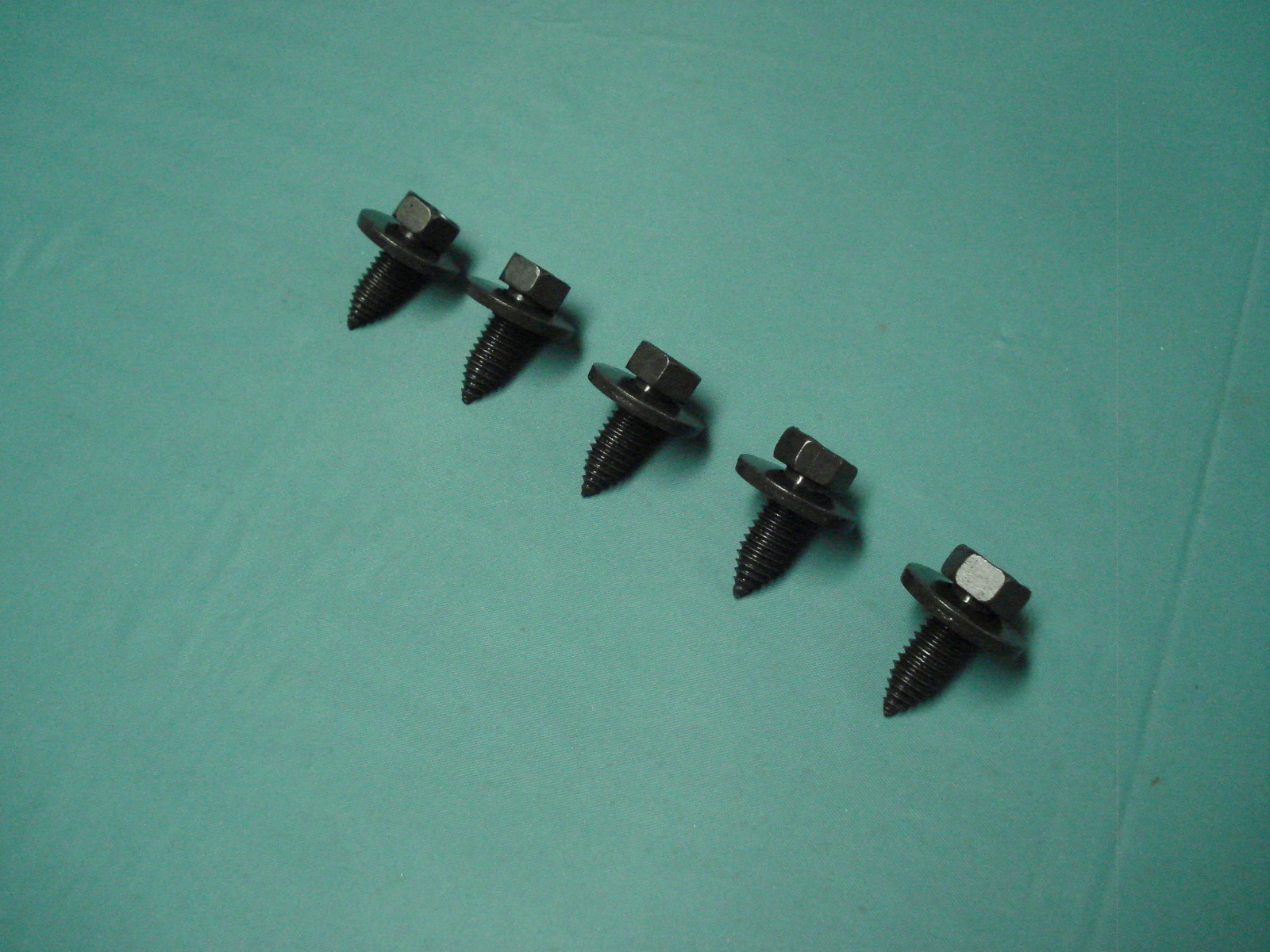 Body bolts 3/8"-16 x 1" SEMS, pointed, GM Ford Chrysler, door, hood, fender  USA