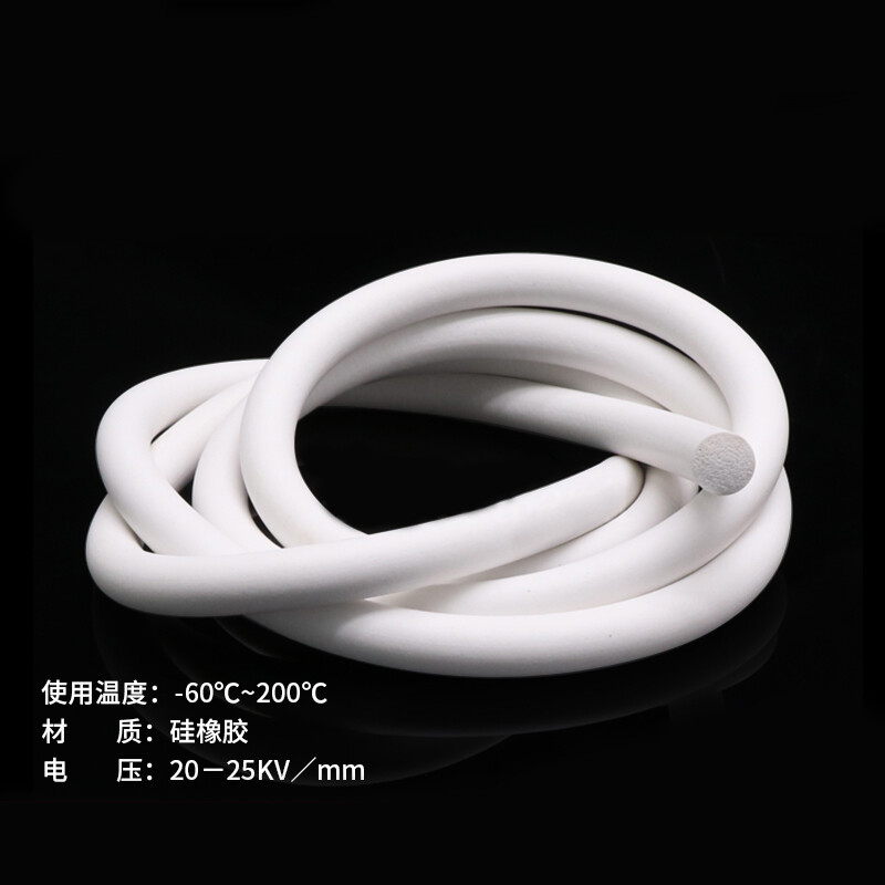Seal 2mm 3 4 5 6 8 10 12 14mm Sponge Cord White Silicone Rubber Foam Gasket Trim