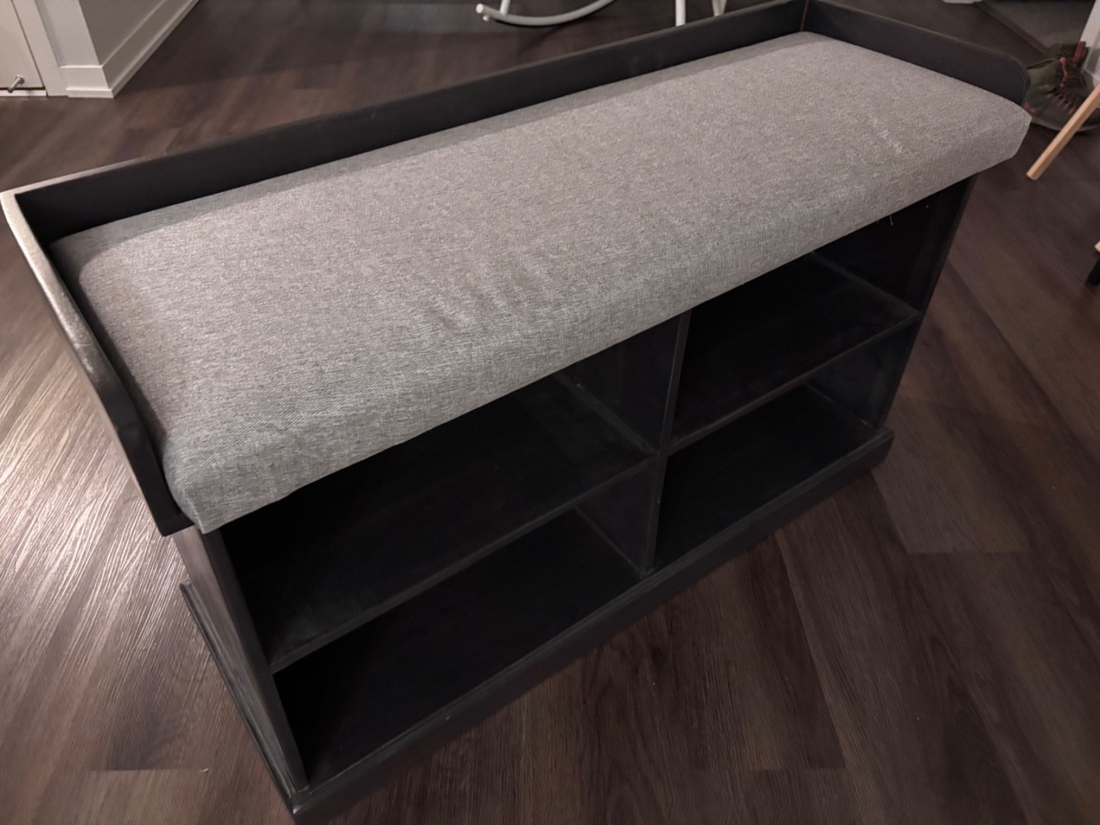 entryway bench with storage