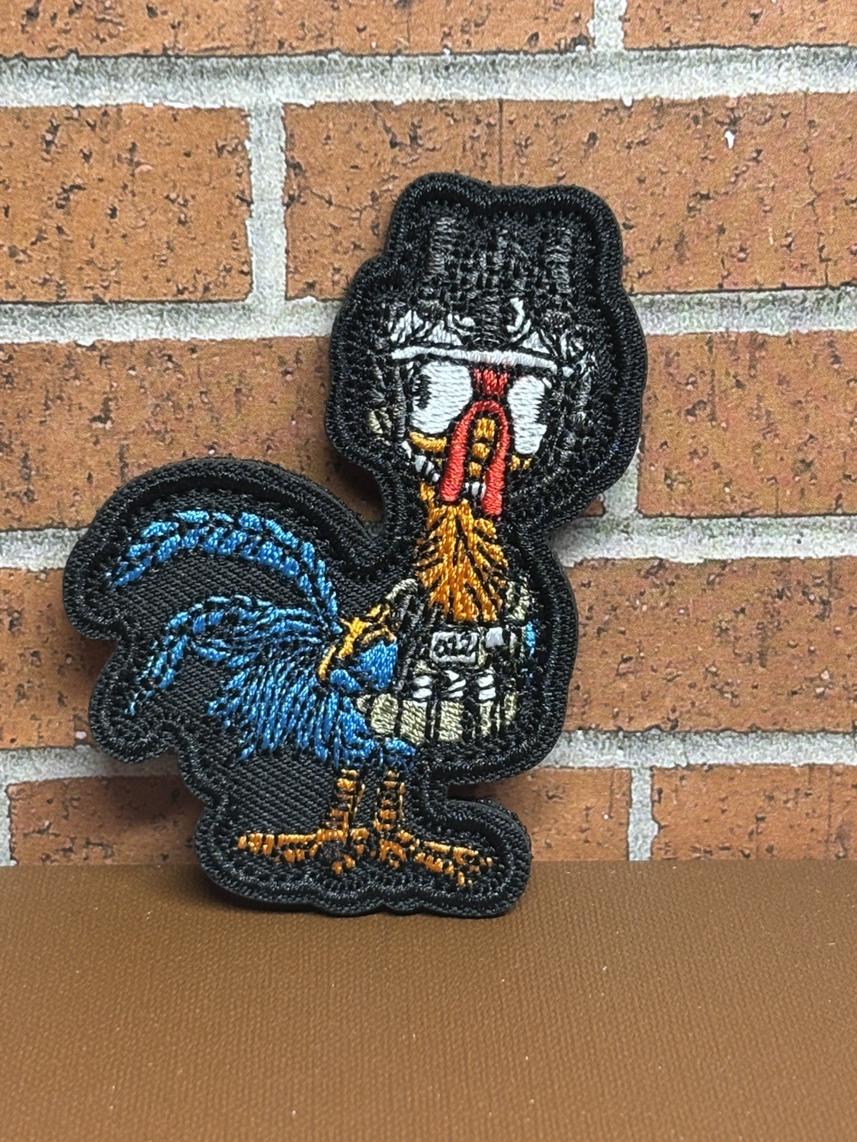 Tactical Morale Patch - Rooster Patch - Hook Loop Embroidered Funny Cock Patch