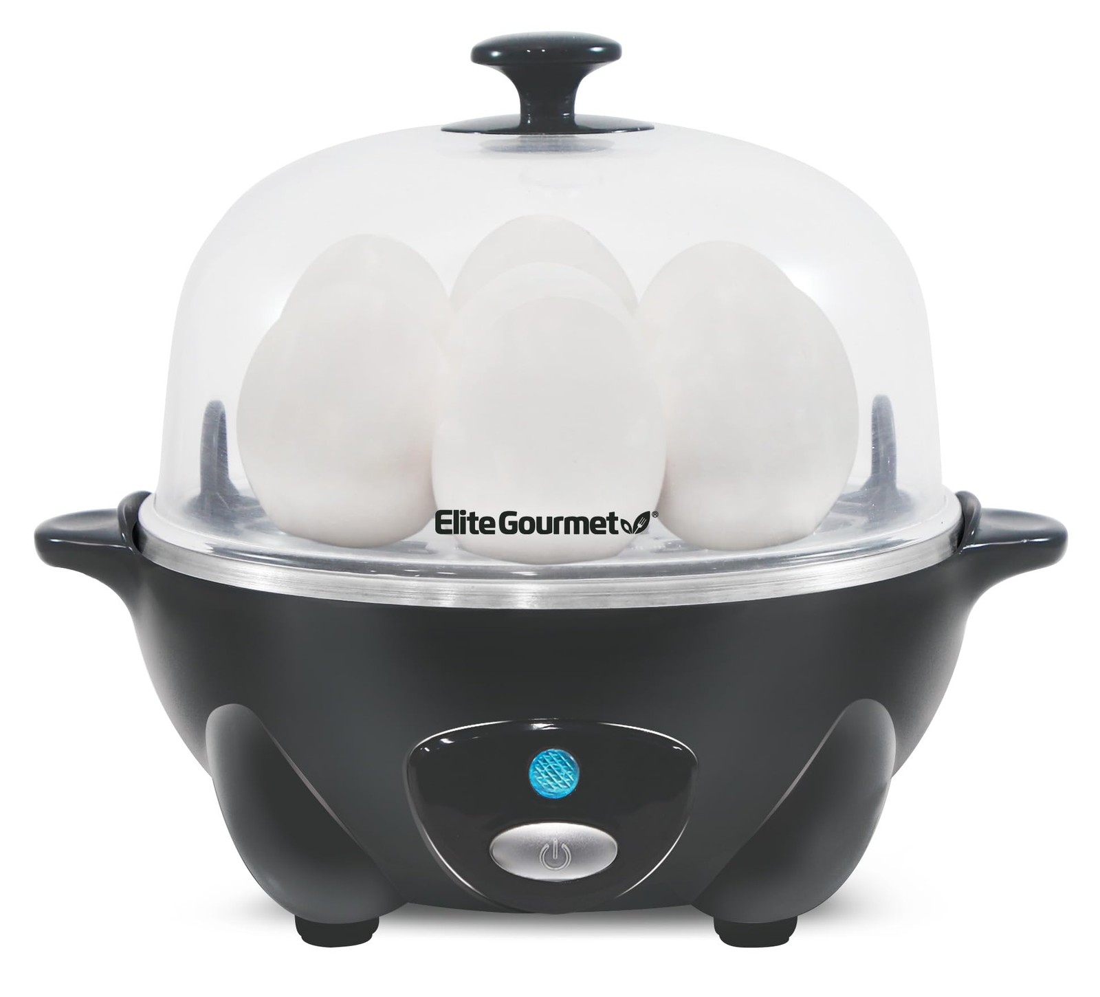Rapid Egg Cooker set 7 Eggs Ash Grey Steamer kitchen tool kit