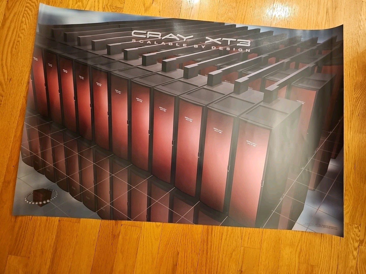 Cray Supercomputer Poster 36"x24" Cray XT3