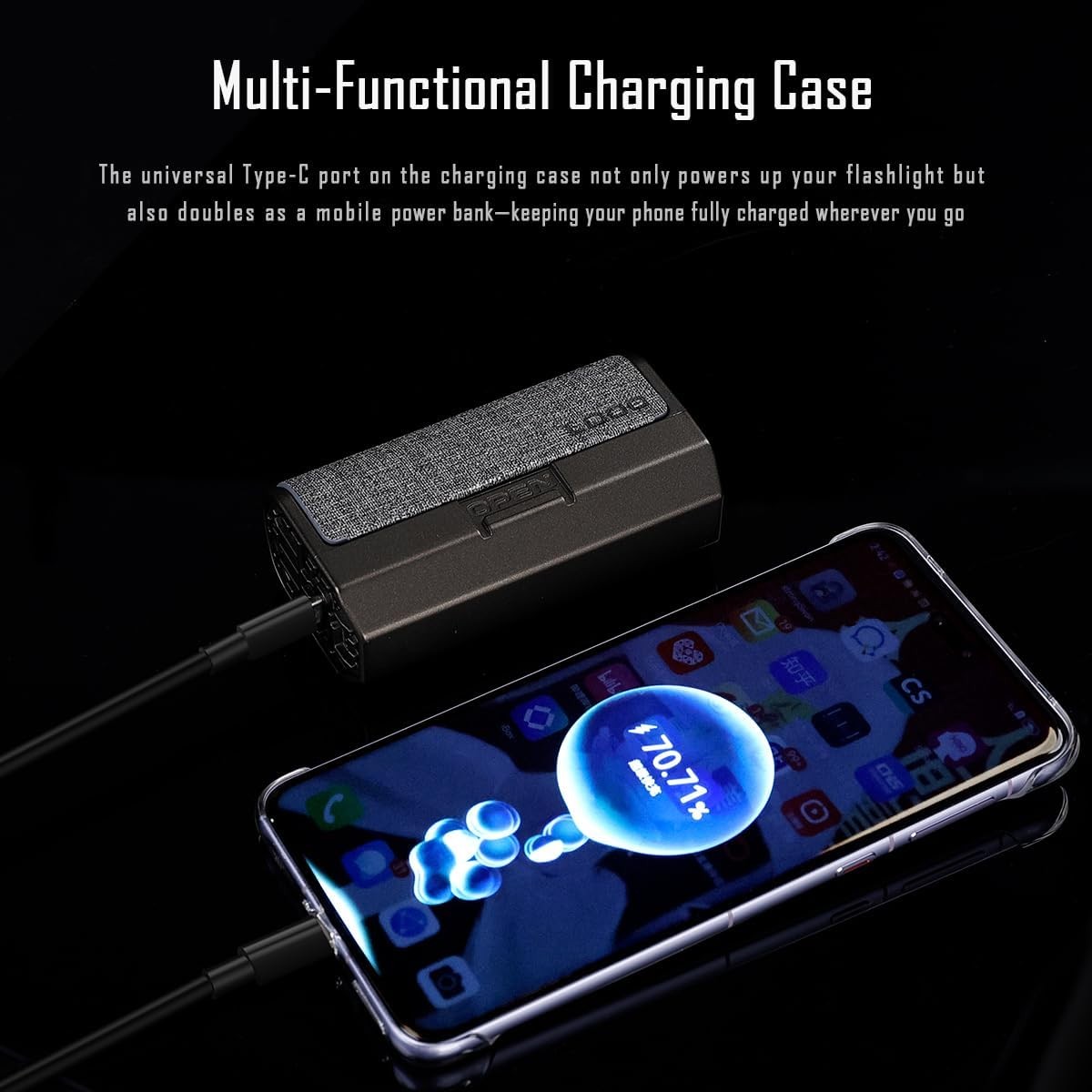 IMALENT LD00 Charging Box for LD70 & LD35 Flashlights (Flashlight Not Included)