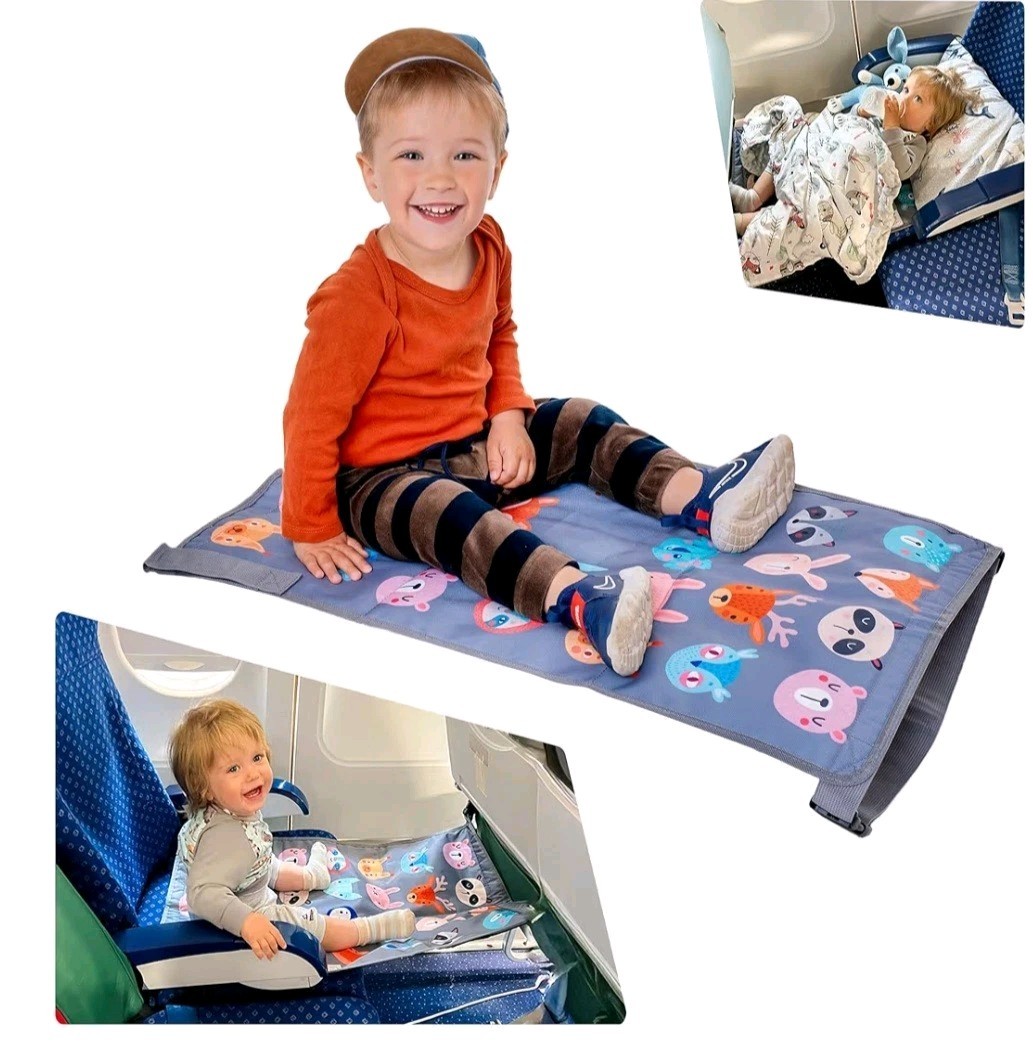 Little Traveler Toddler Airplane Bed & Seat Extender – Cozy & Easy Setup...