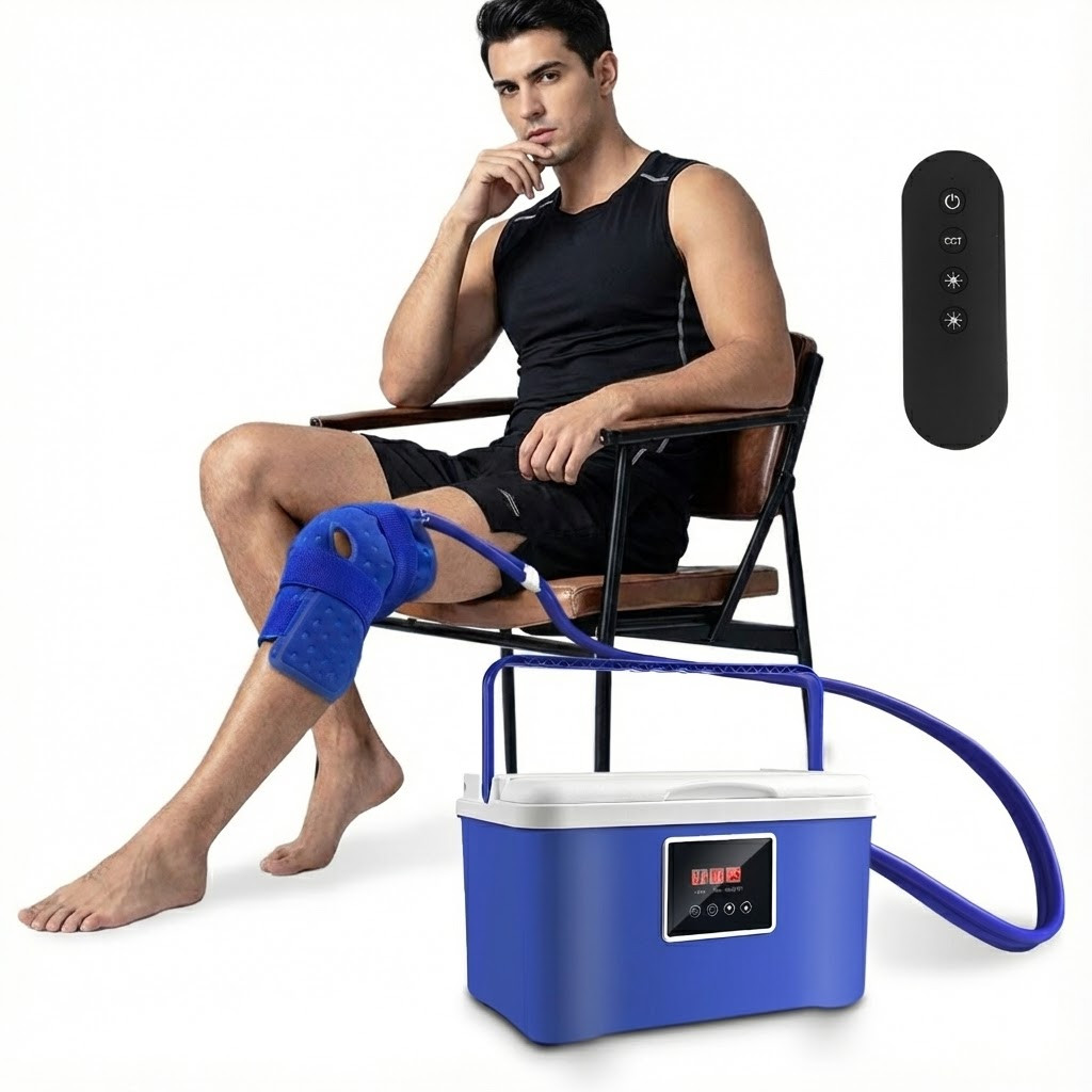 Cold Therapy Machine, Ice Therapy Machine System for Knee with Digital Timer US