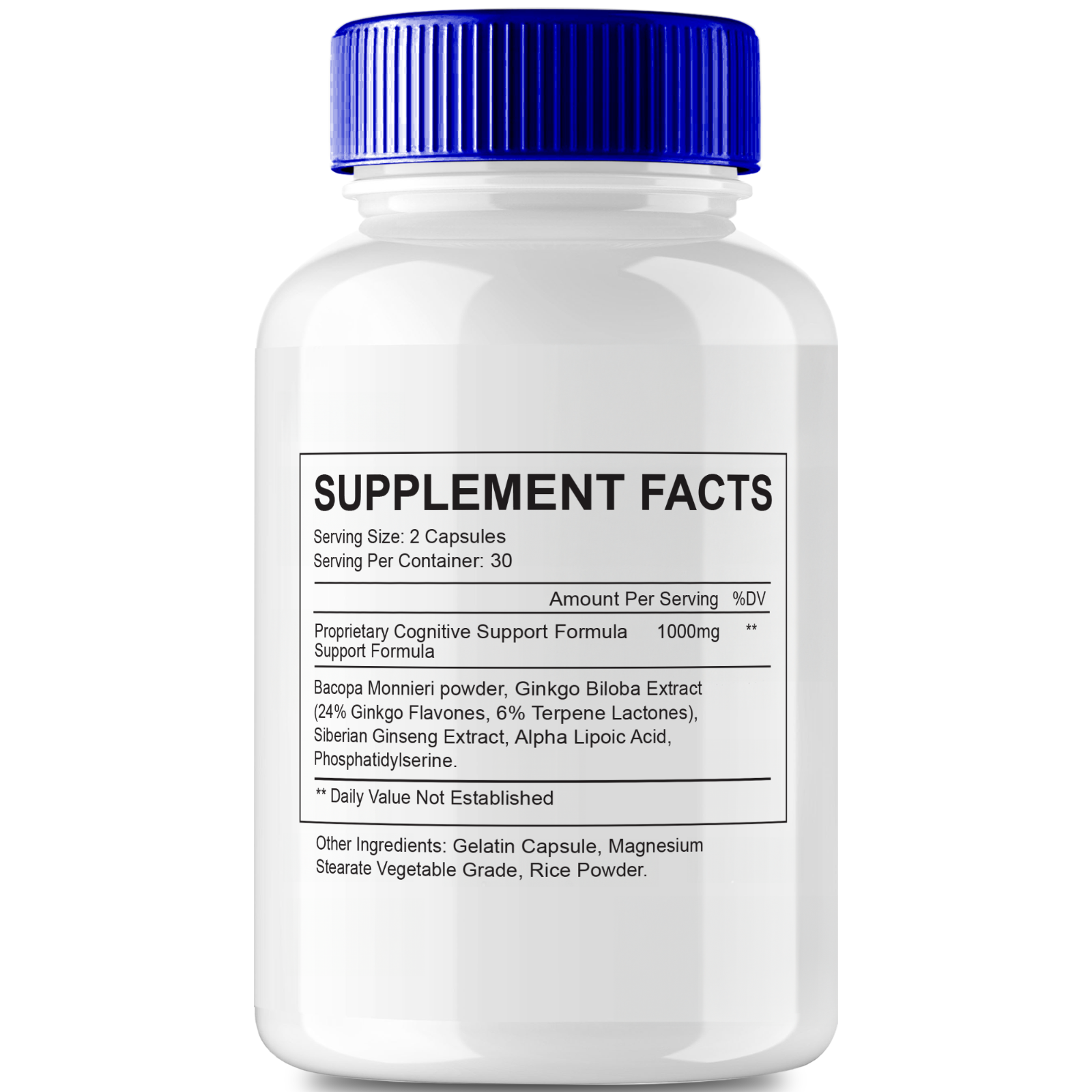Mindful Wellness Brain Savior Advanced Supplement Pills (60 Capsules)